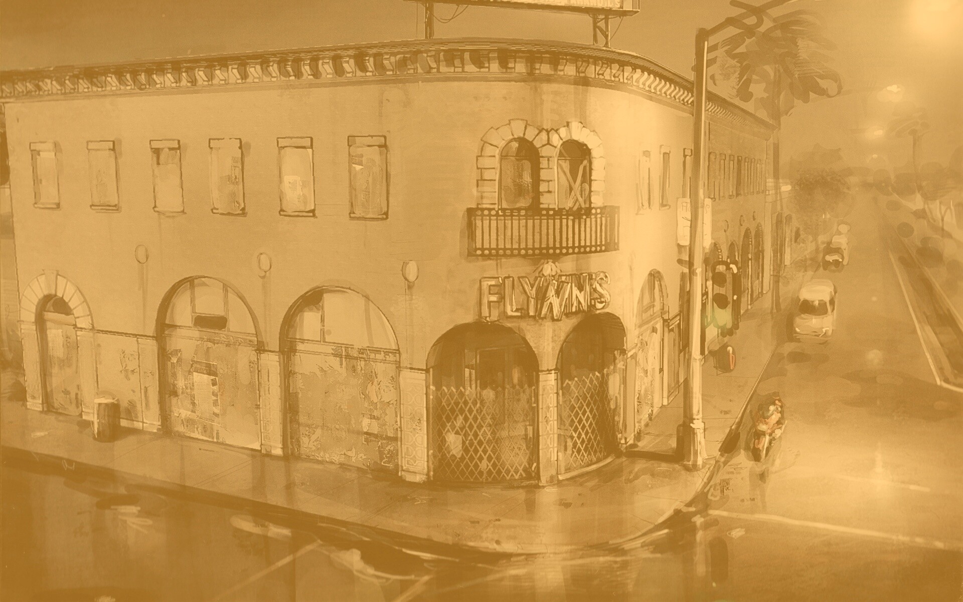 Зал игровых автоматов Флина обои