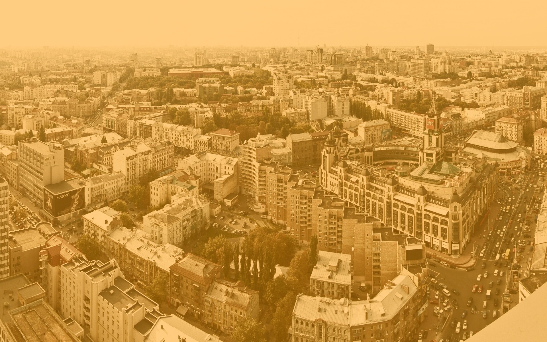 Киевская панорама обои