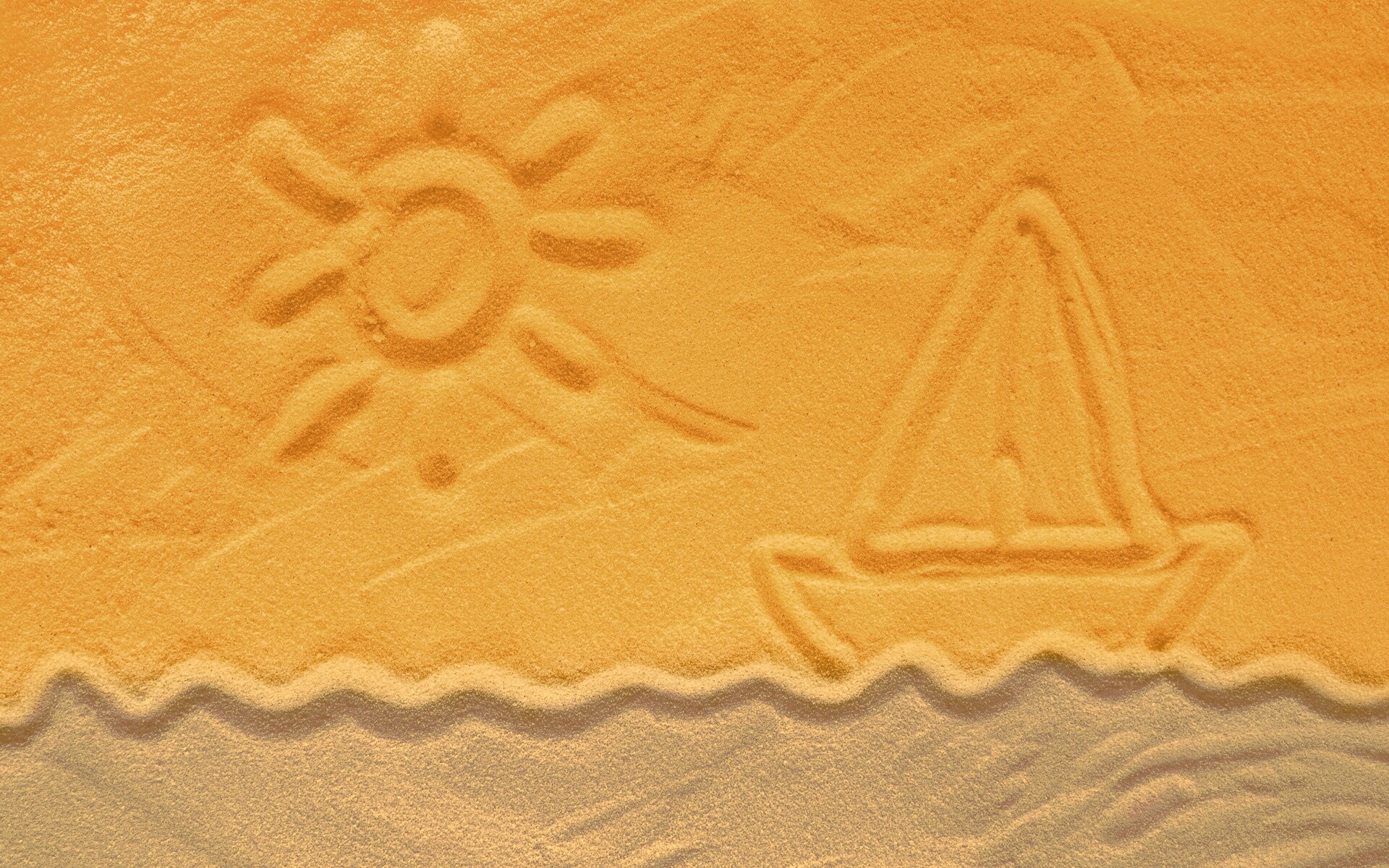 Рисунки на песке обои