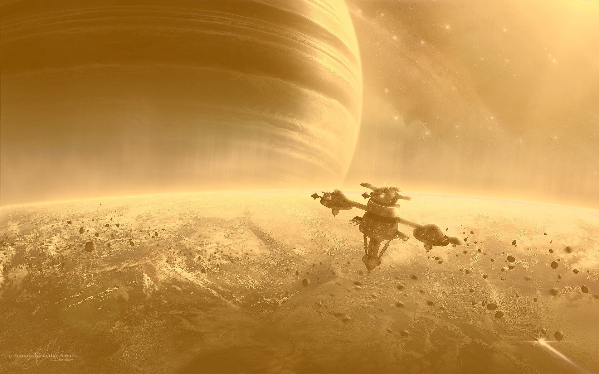 Космический корабль обои