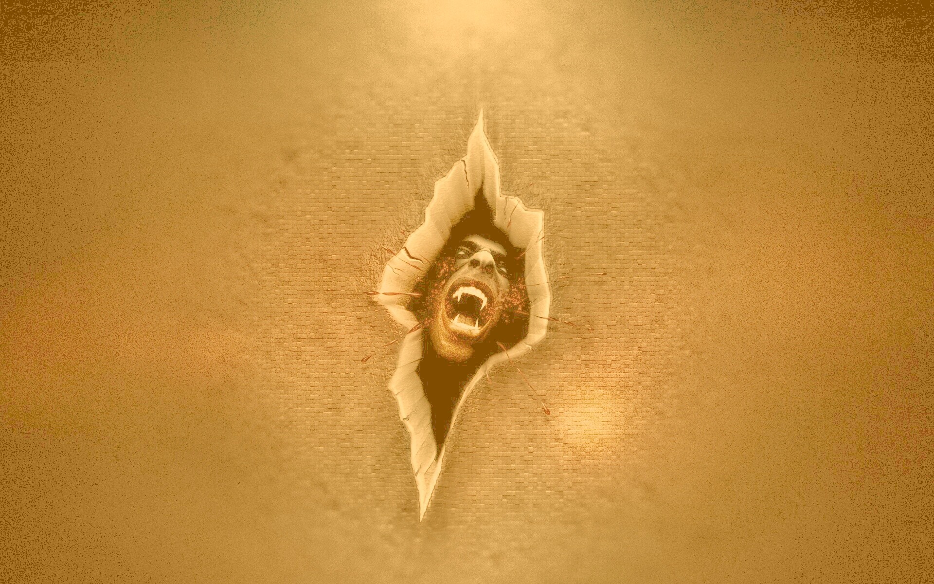 Монстр из ращелины обои