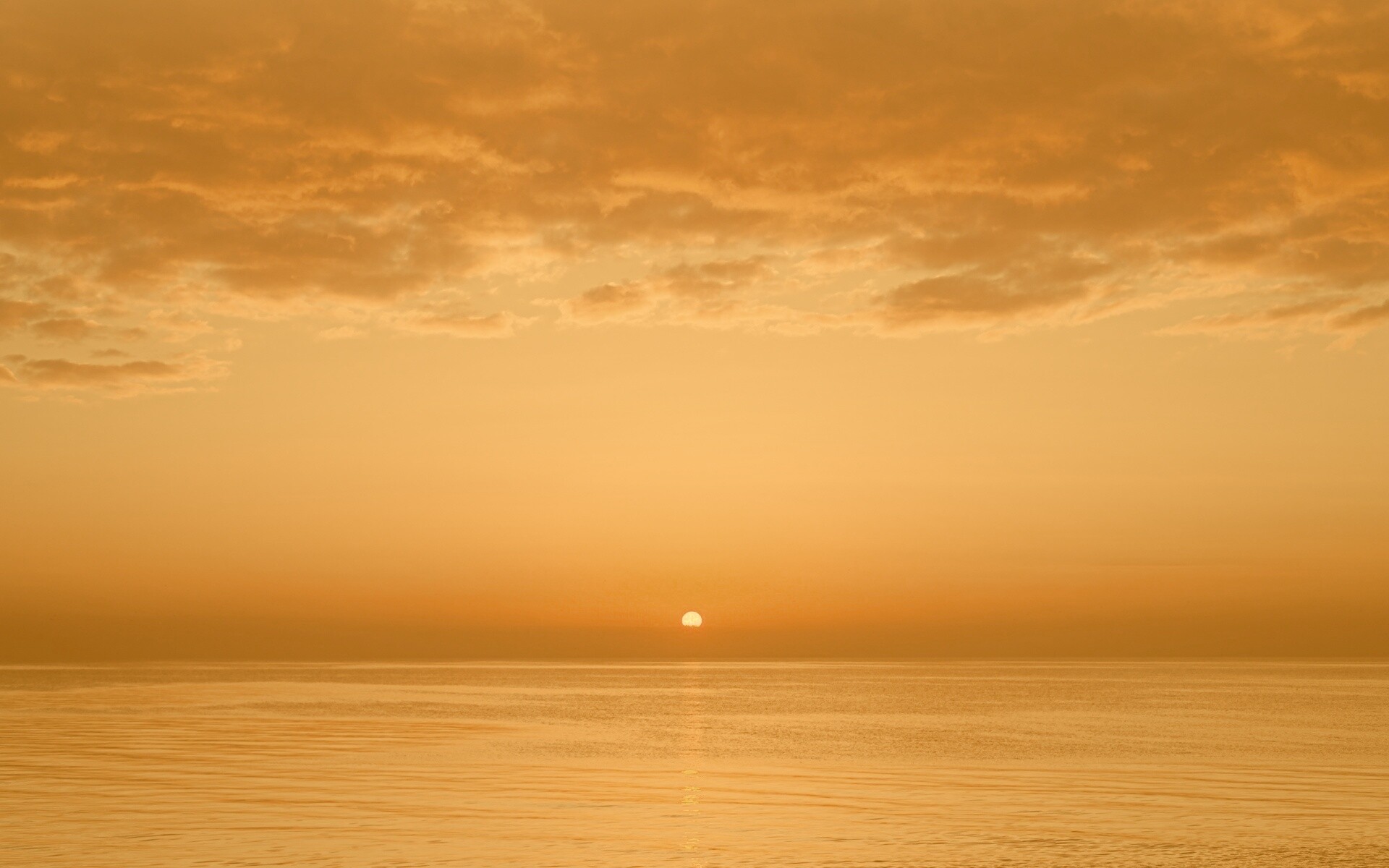 Багровый закат обои