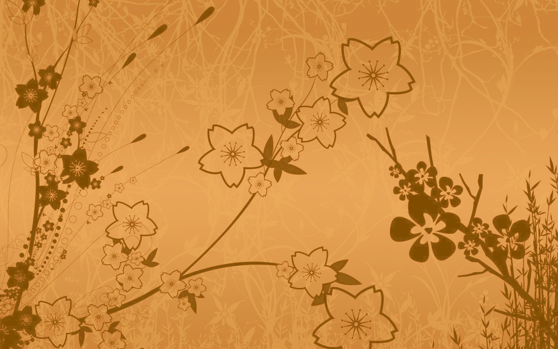 Цветы в векторе обои