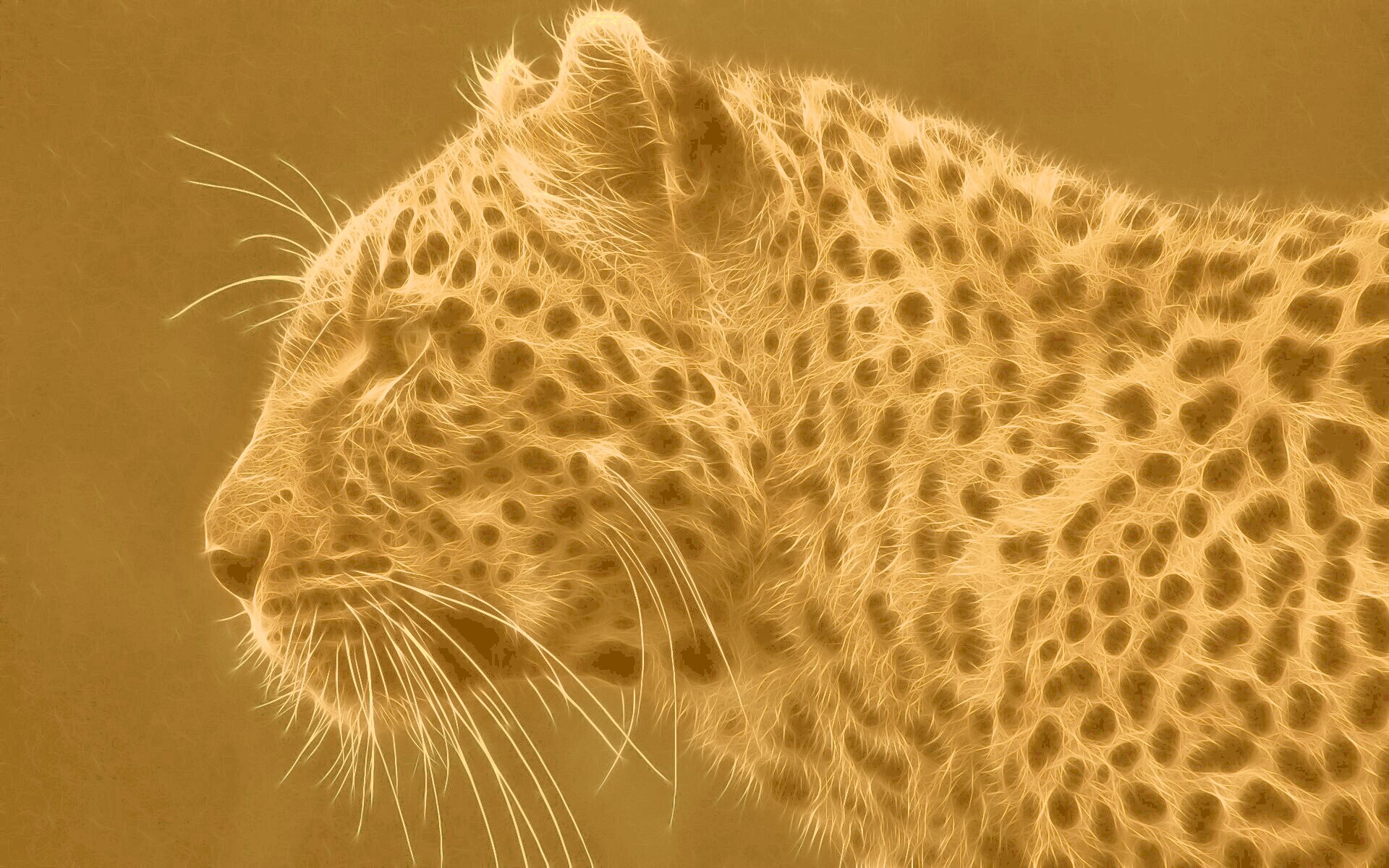 Ягуар: фракталы обои