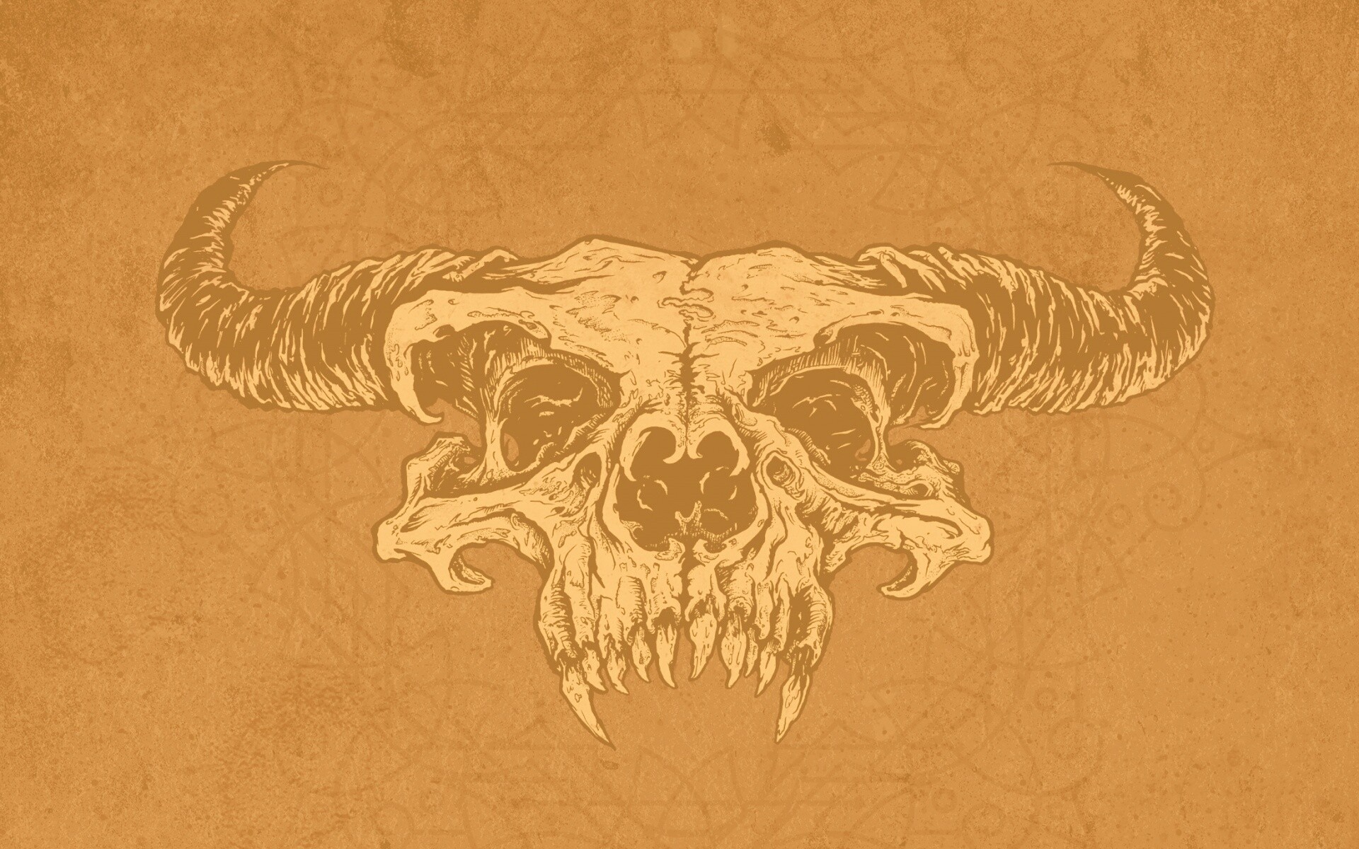 Череп дьявола обои