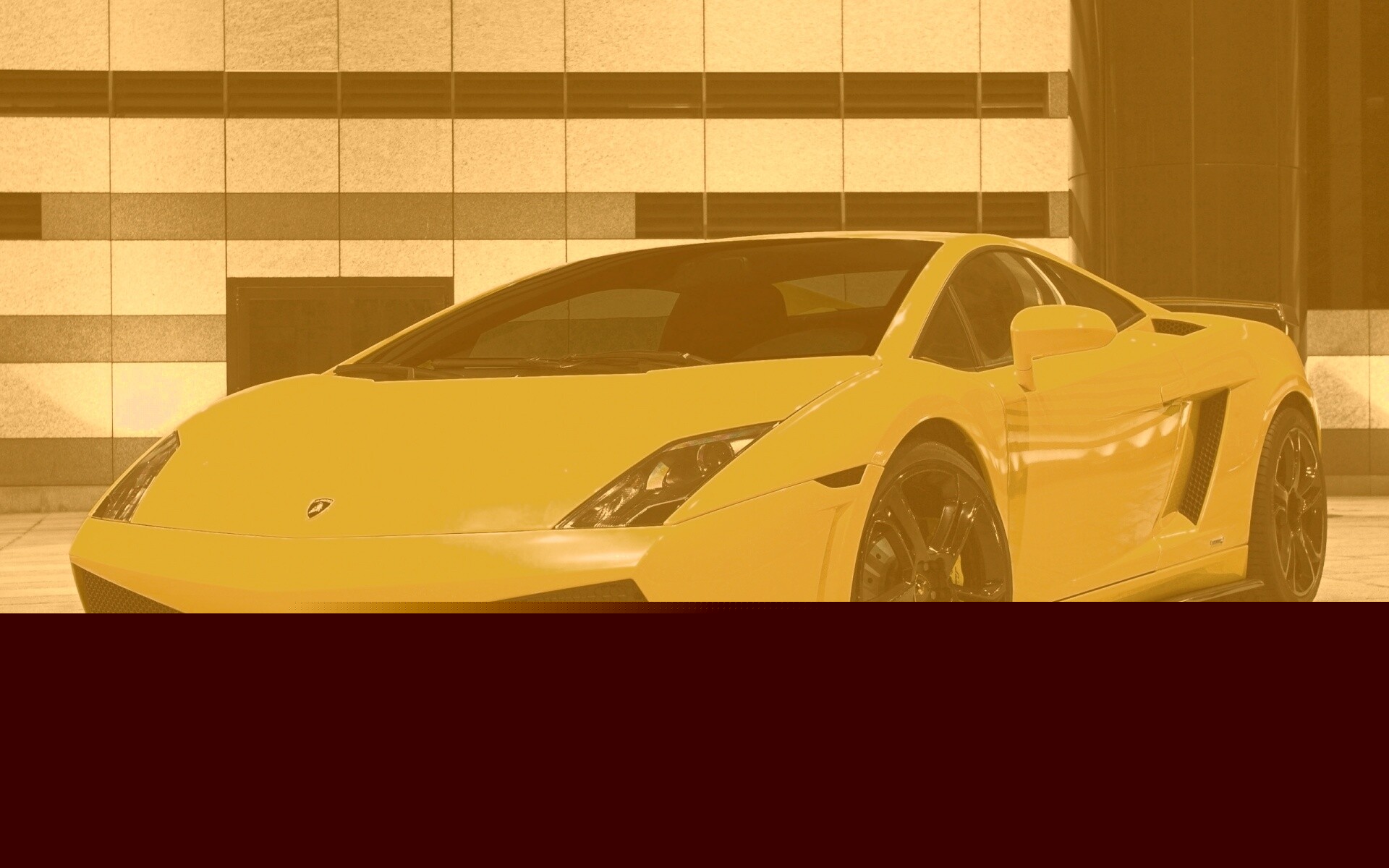 Желтый Ламборджини обои