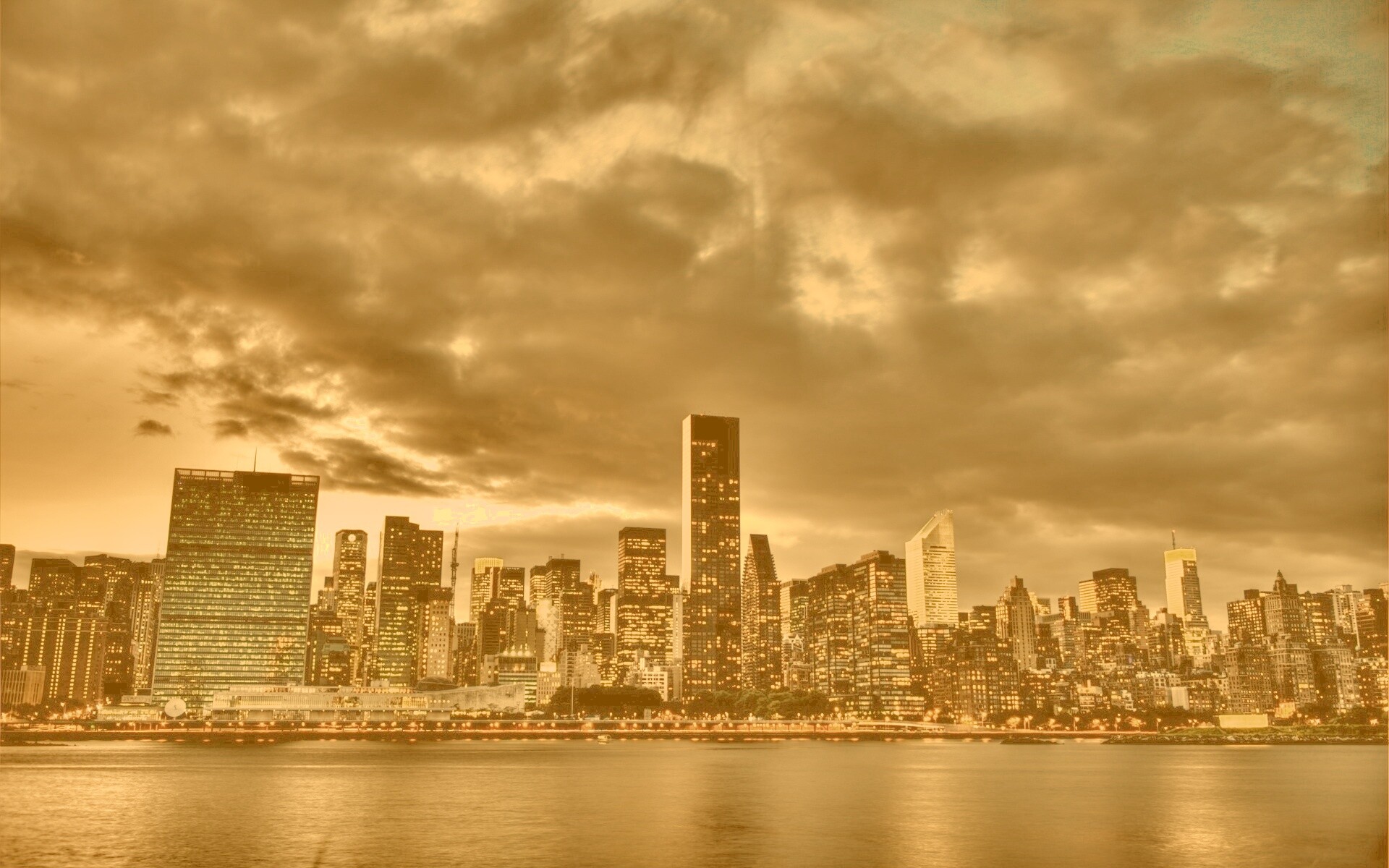 Красивый город обои