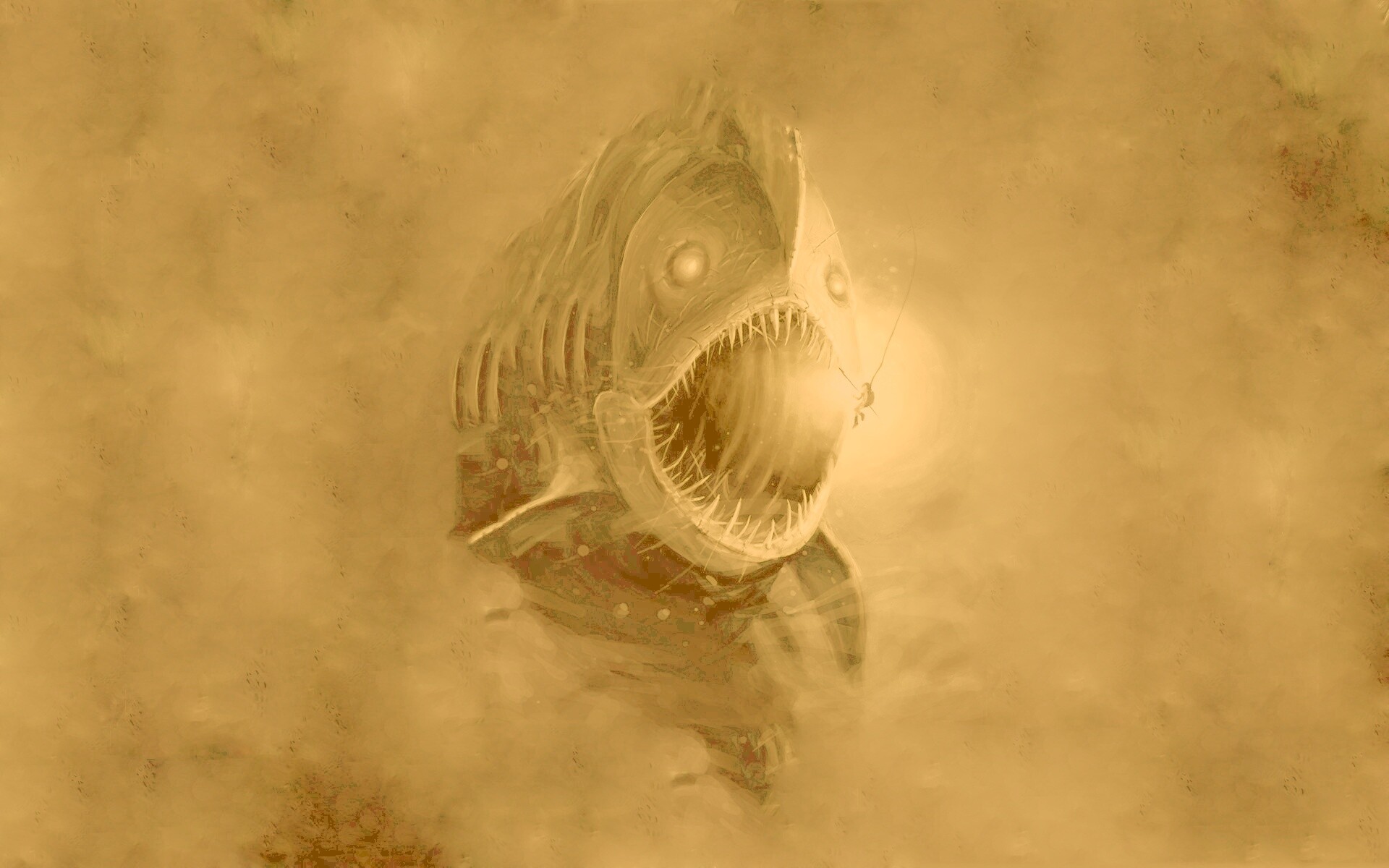 Огромная рыбина обои