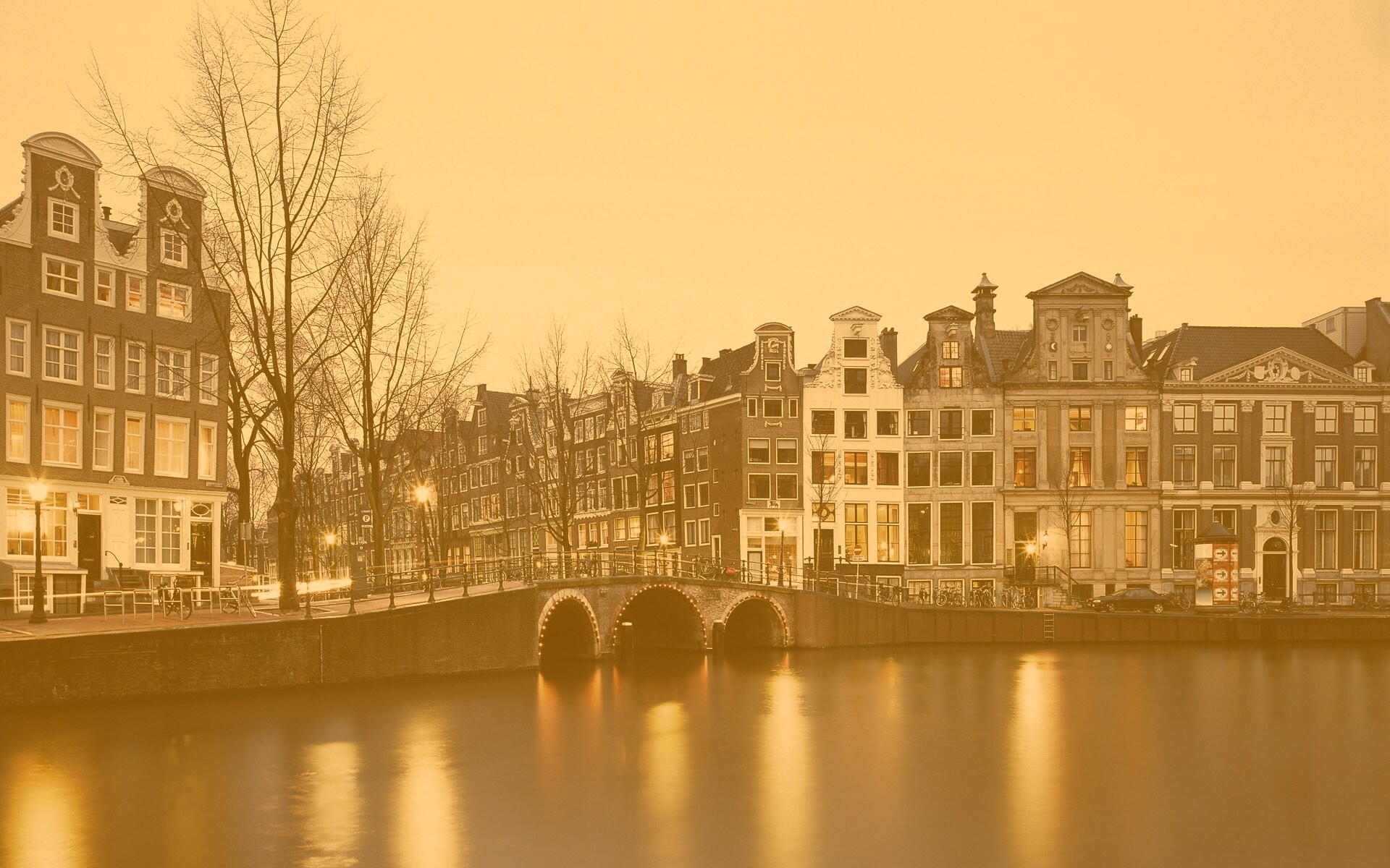 Европейский городок обои