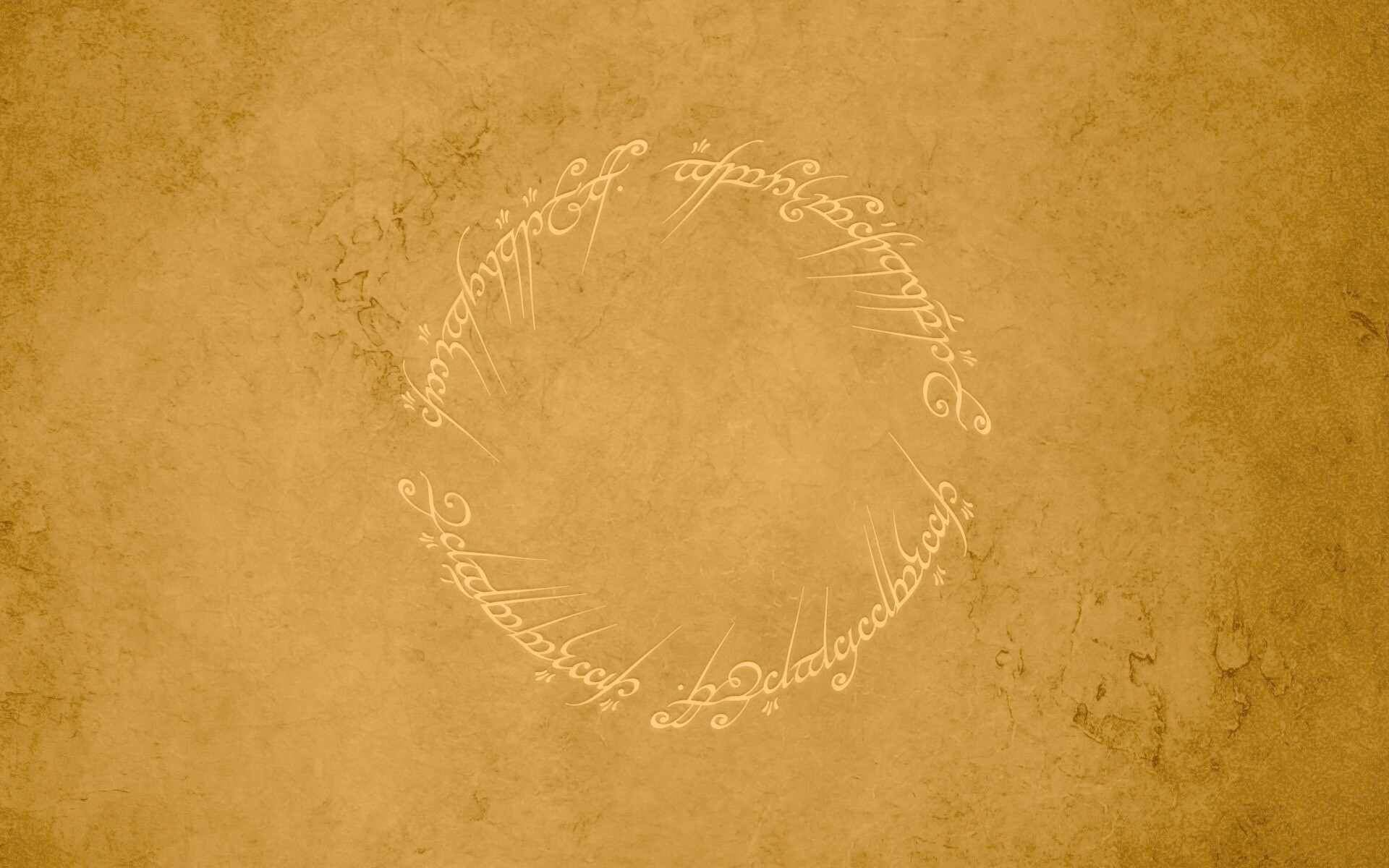 Кольцо всевластья - узор обои