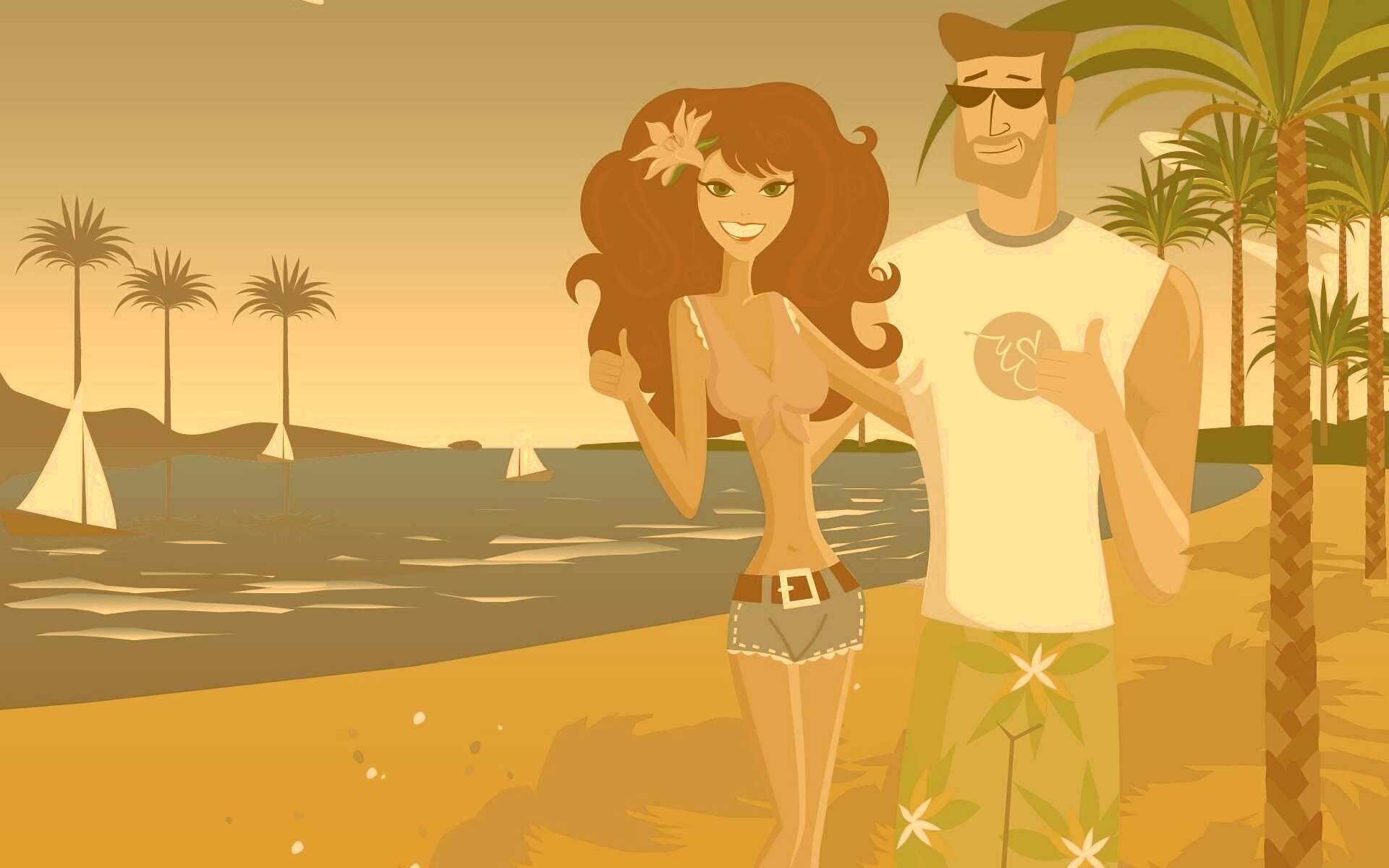 Отпуск на позитиве обои