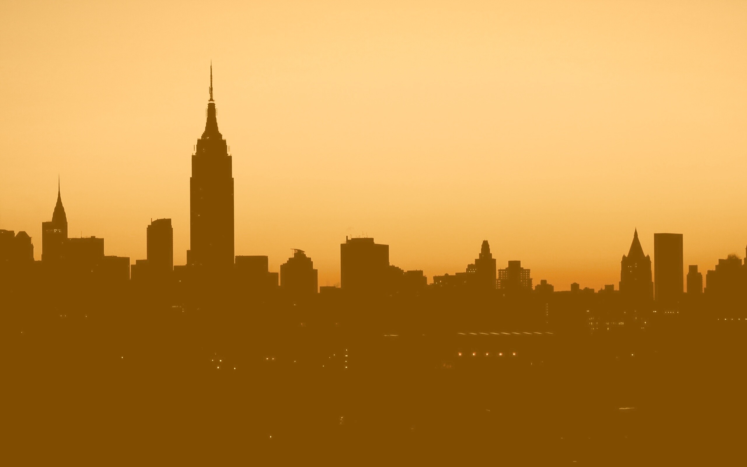 Утренний город обои