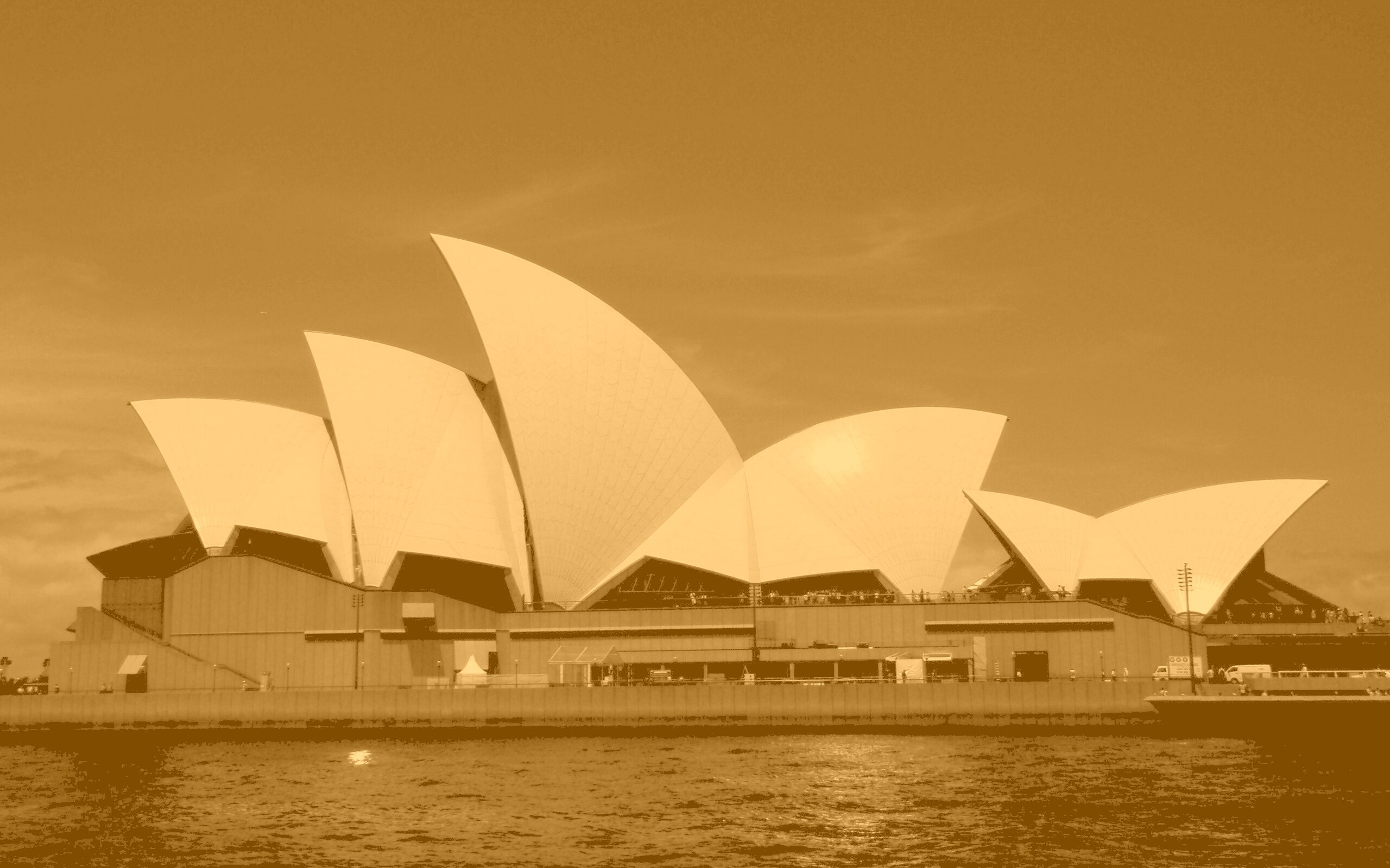 Здание оперного театра в Сиднее обои