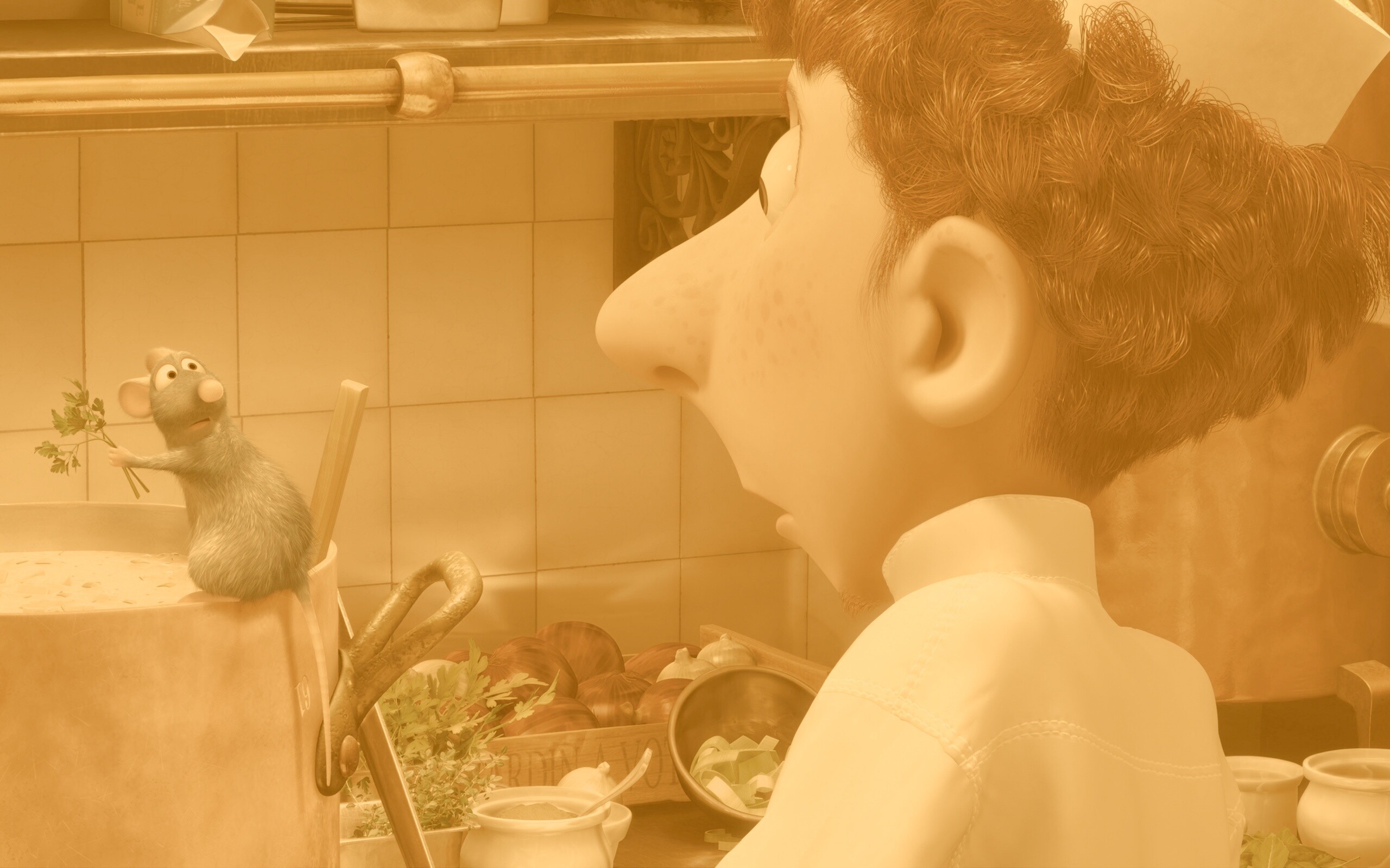 Рататуй варит суп обои