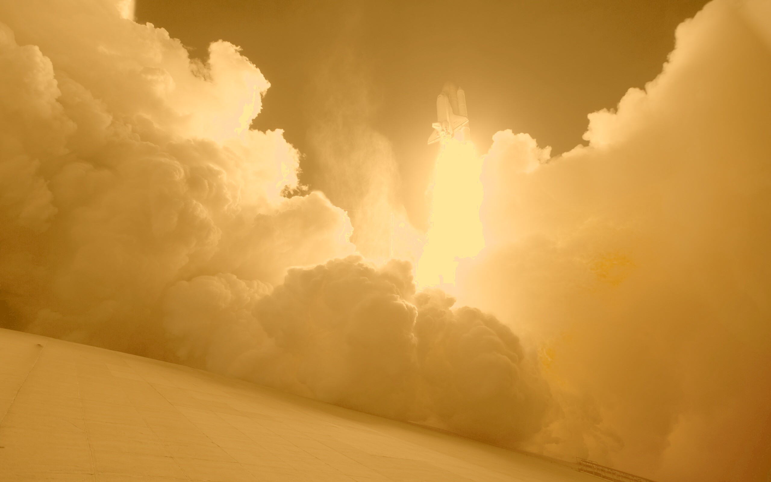 Взлет шатла обои