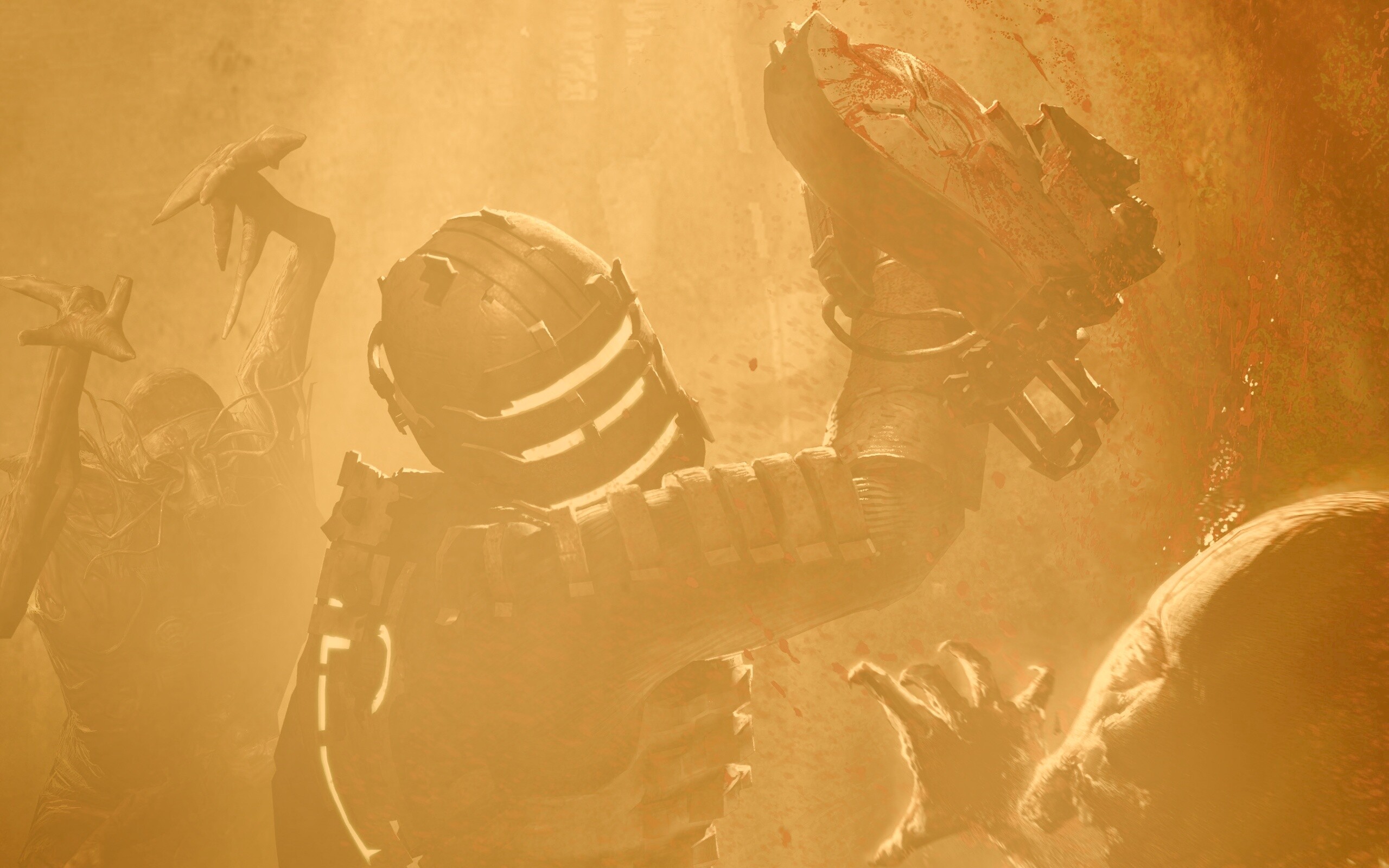 Айзек Кларк выпилил монстра обои