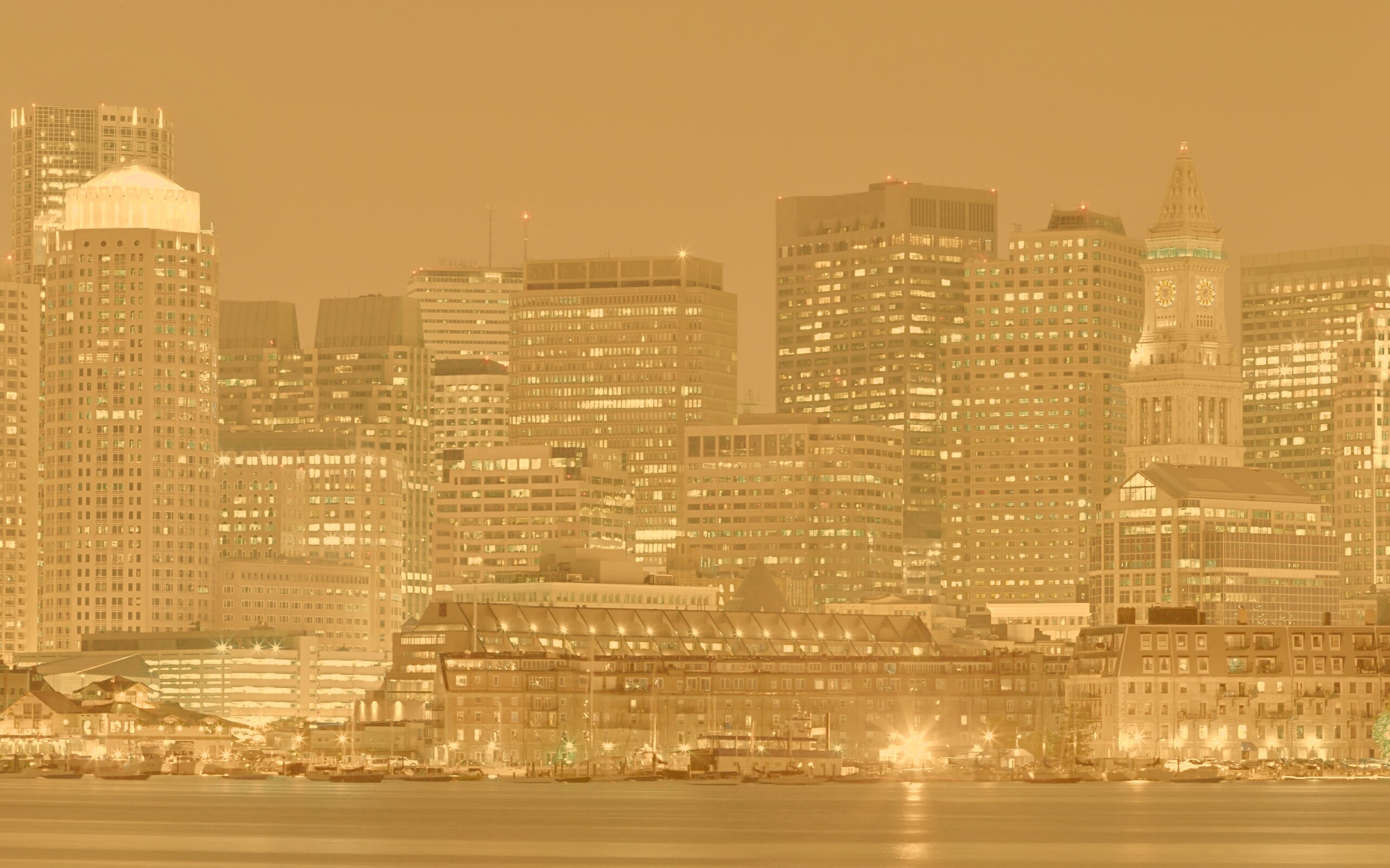 Панорама города обои