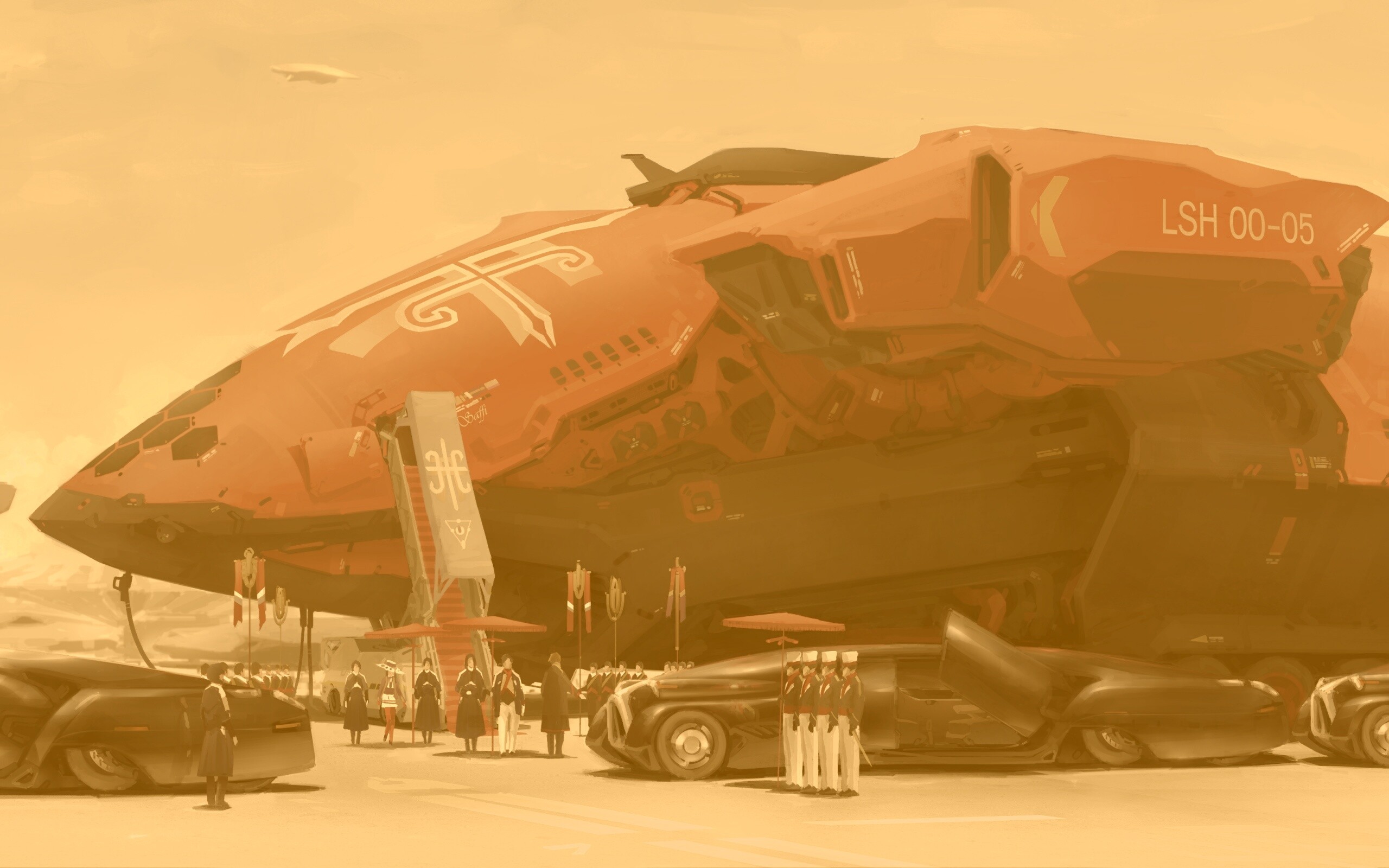 Встреча инопланетных гостей обои