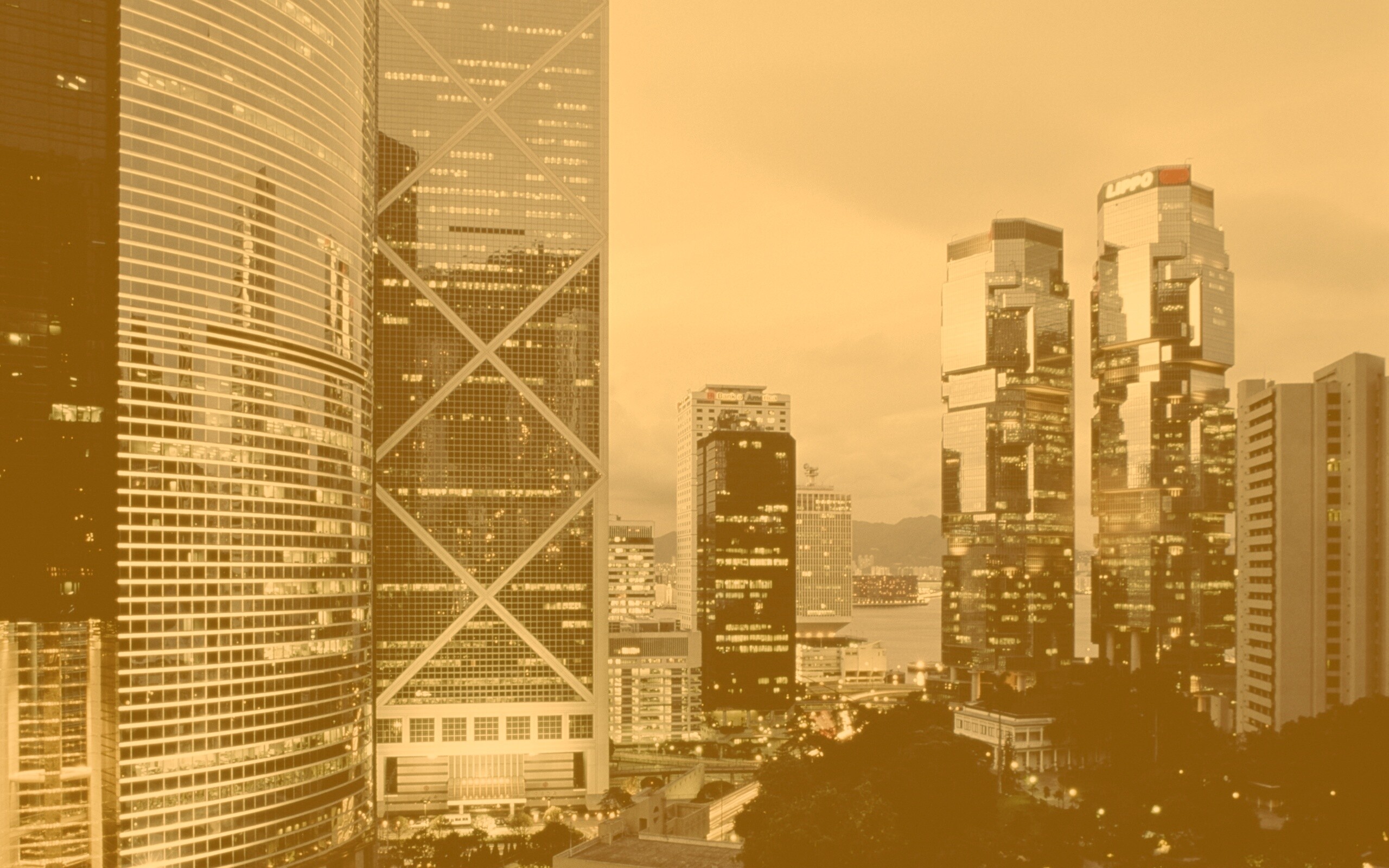 Группа небоскребов обои