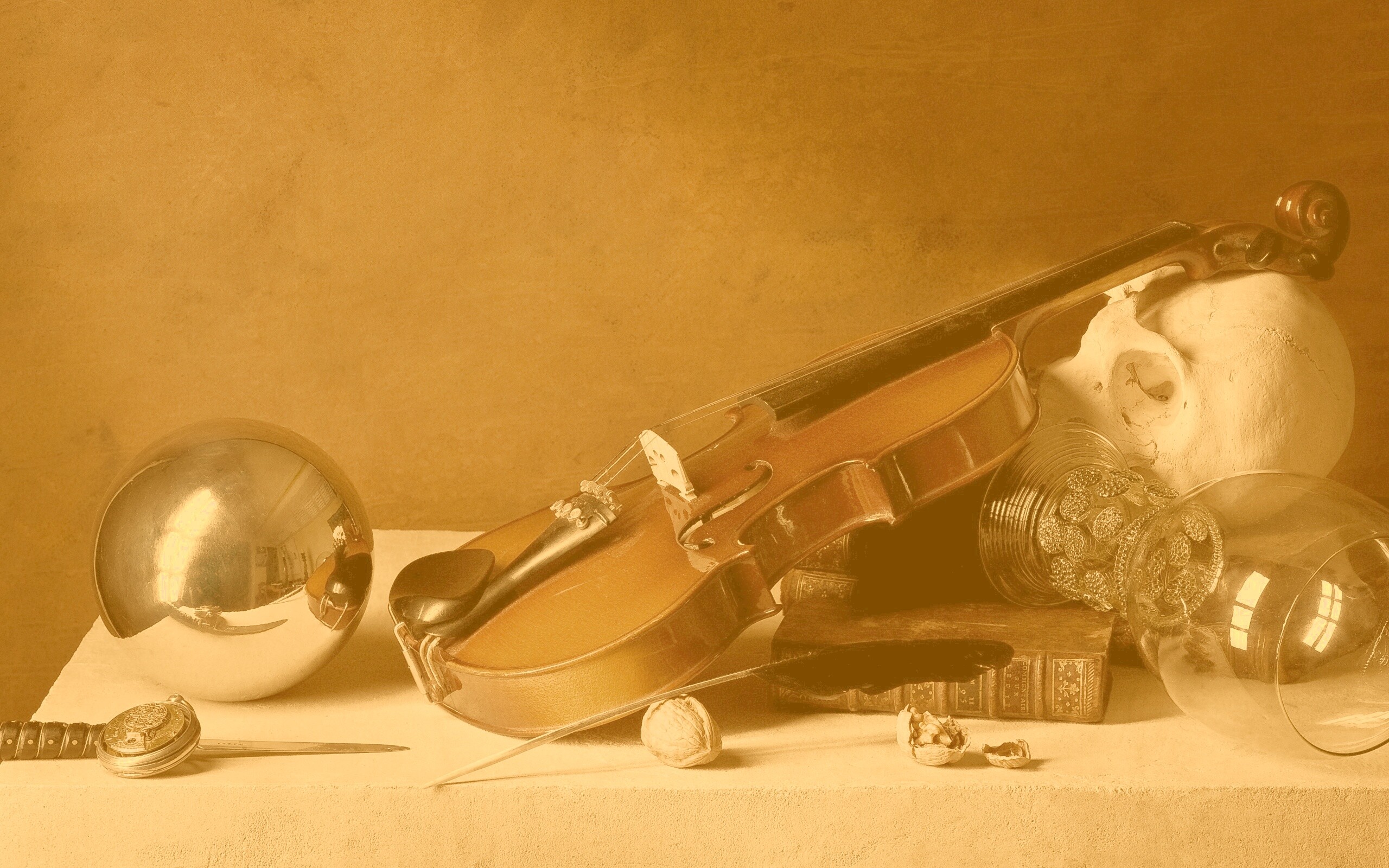 Композиция со скрипкой обои