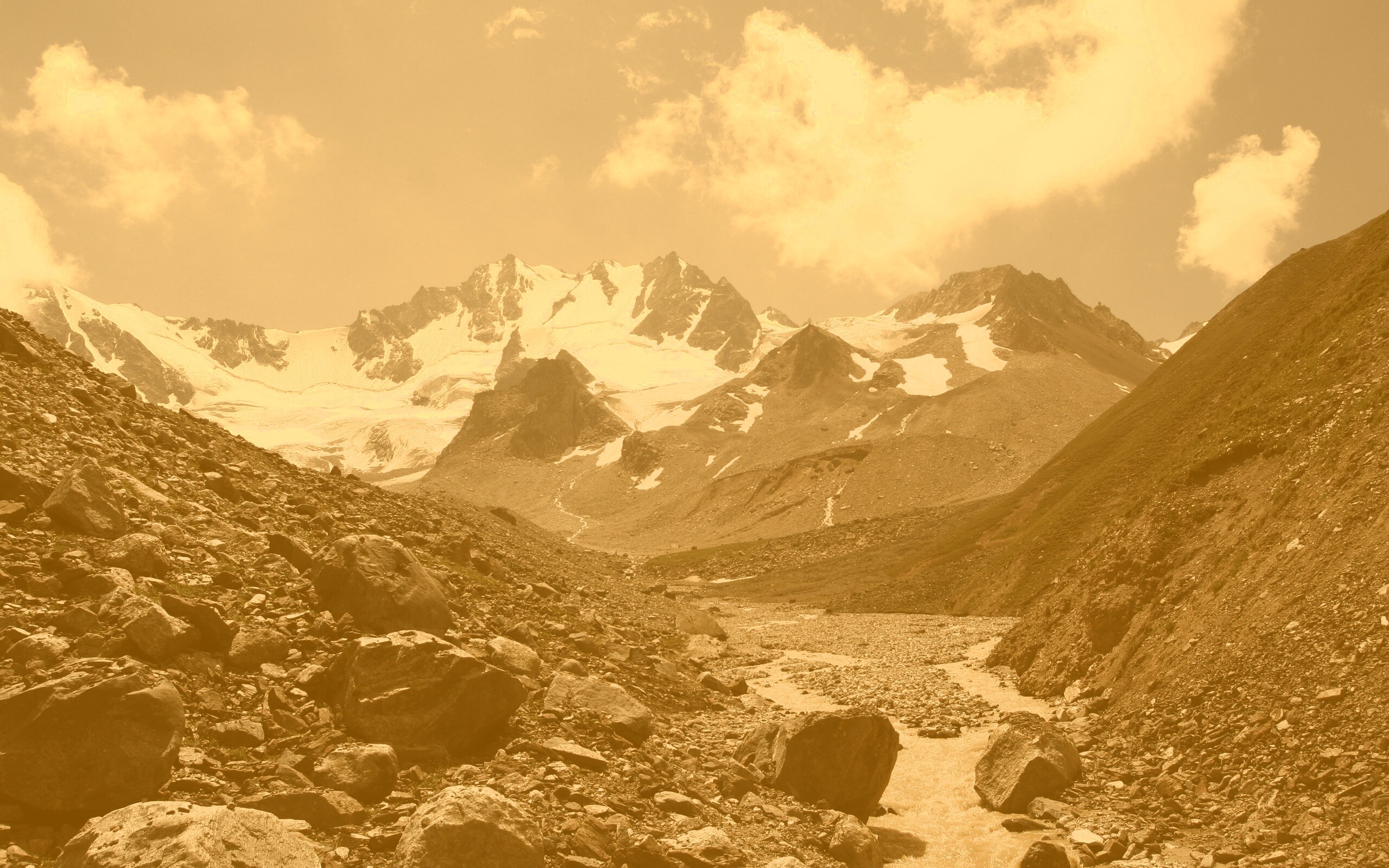 Горный пейзаж обои