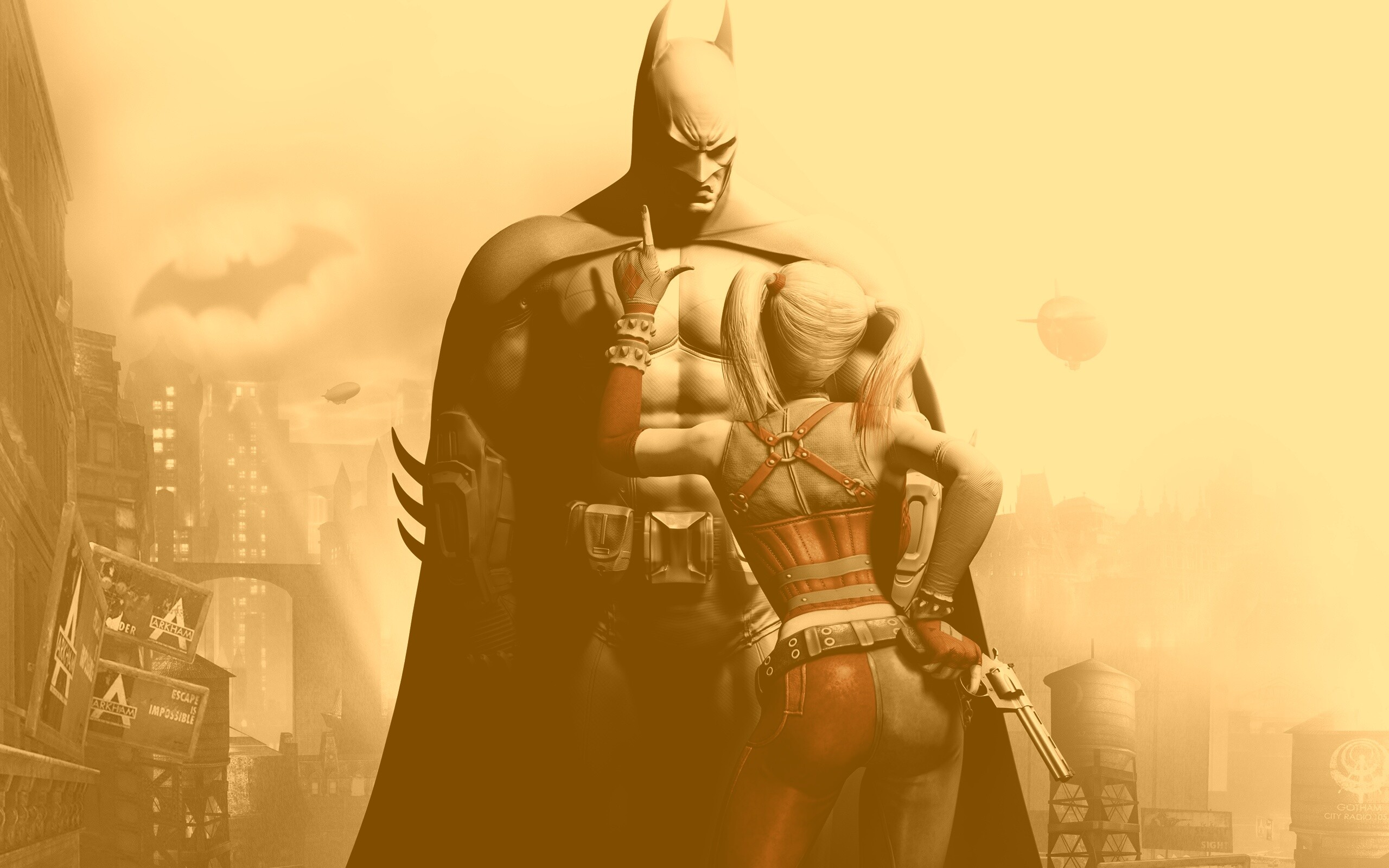 Бэтман и Харли Куин обои