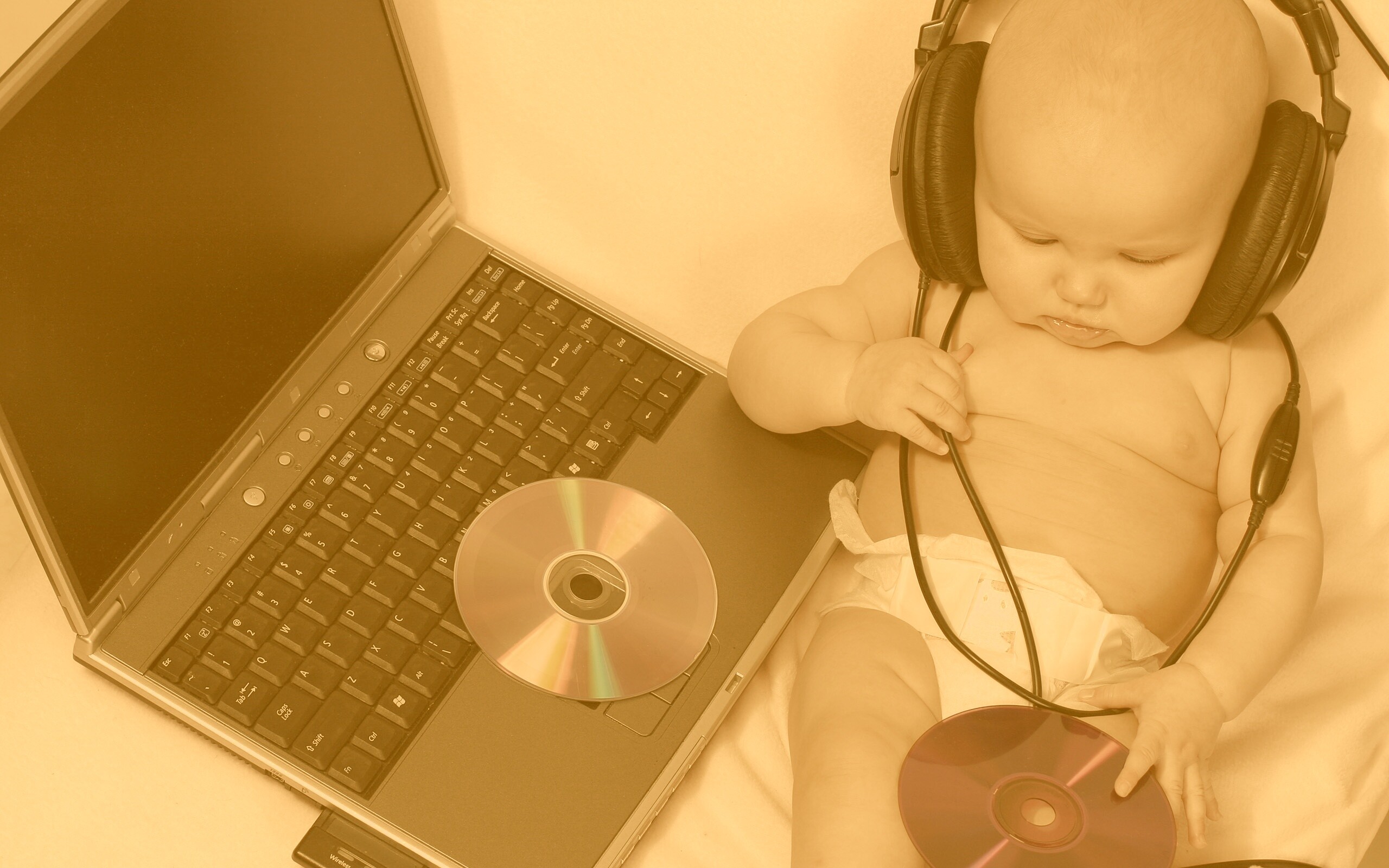 Маленький диск жокей обои