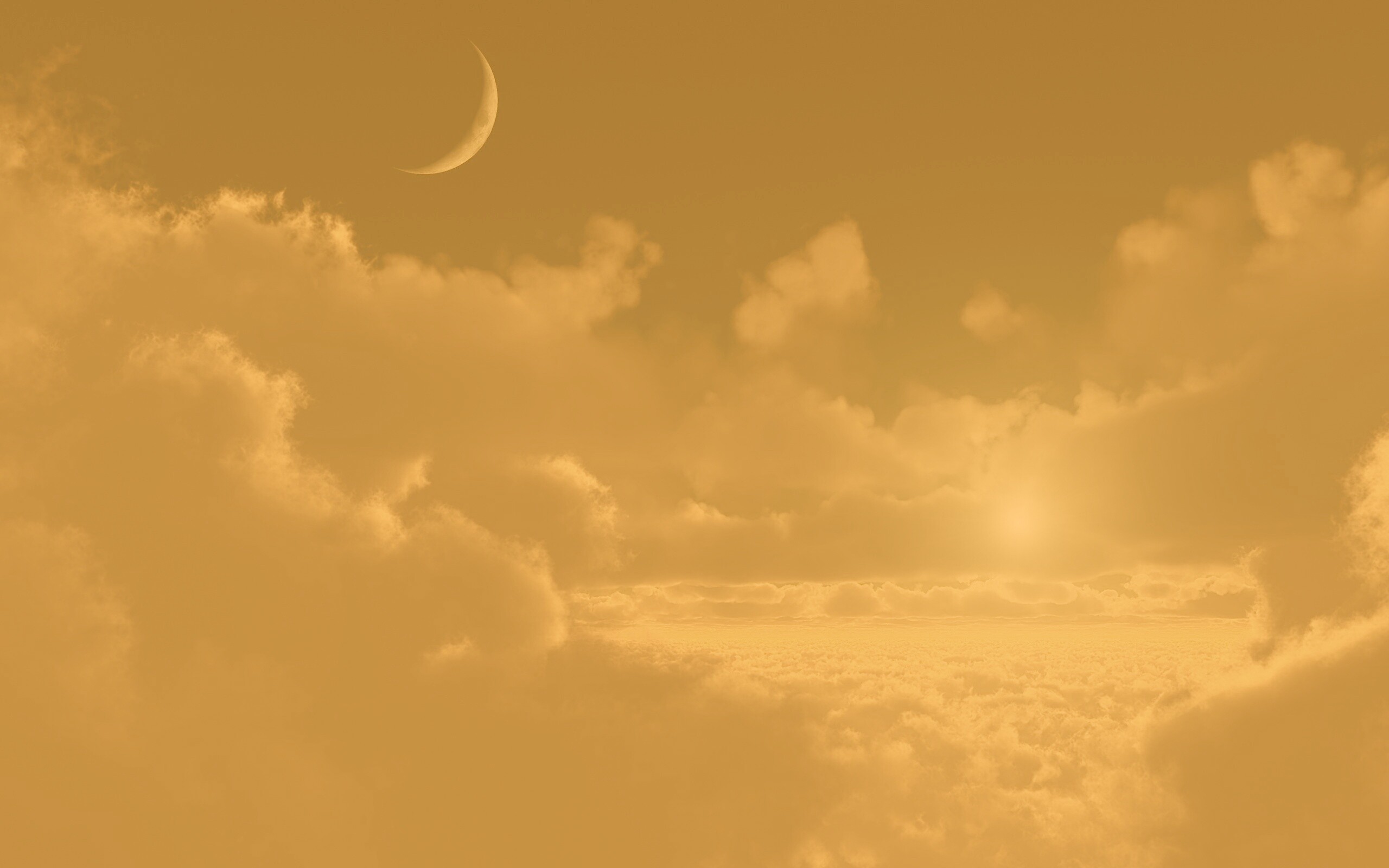 Над облаками обои