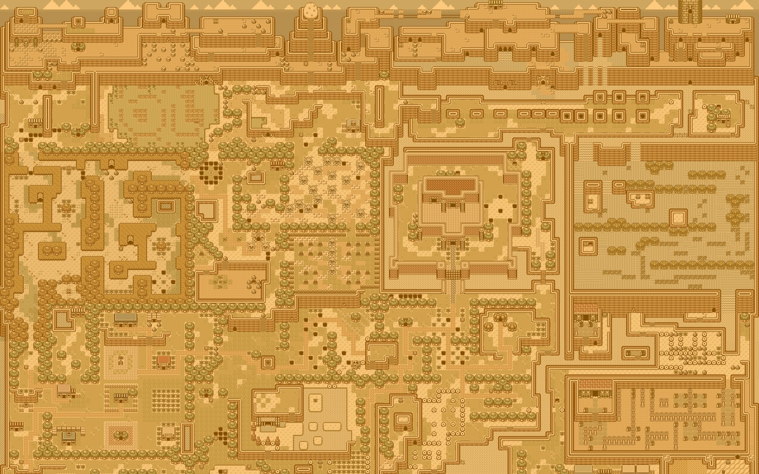 Пиксельный мир обои