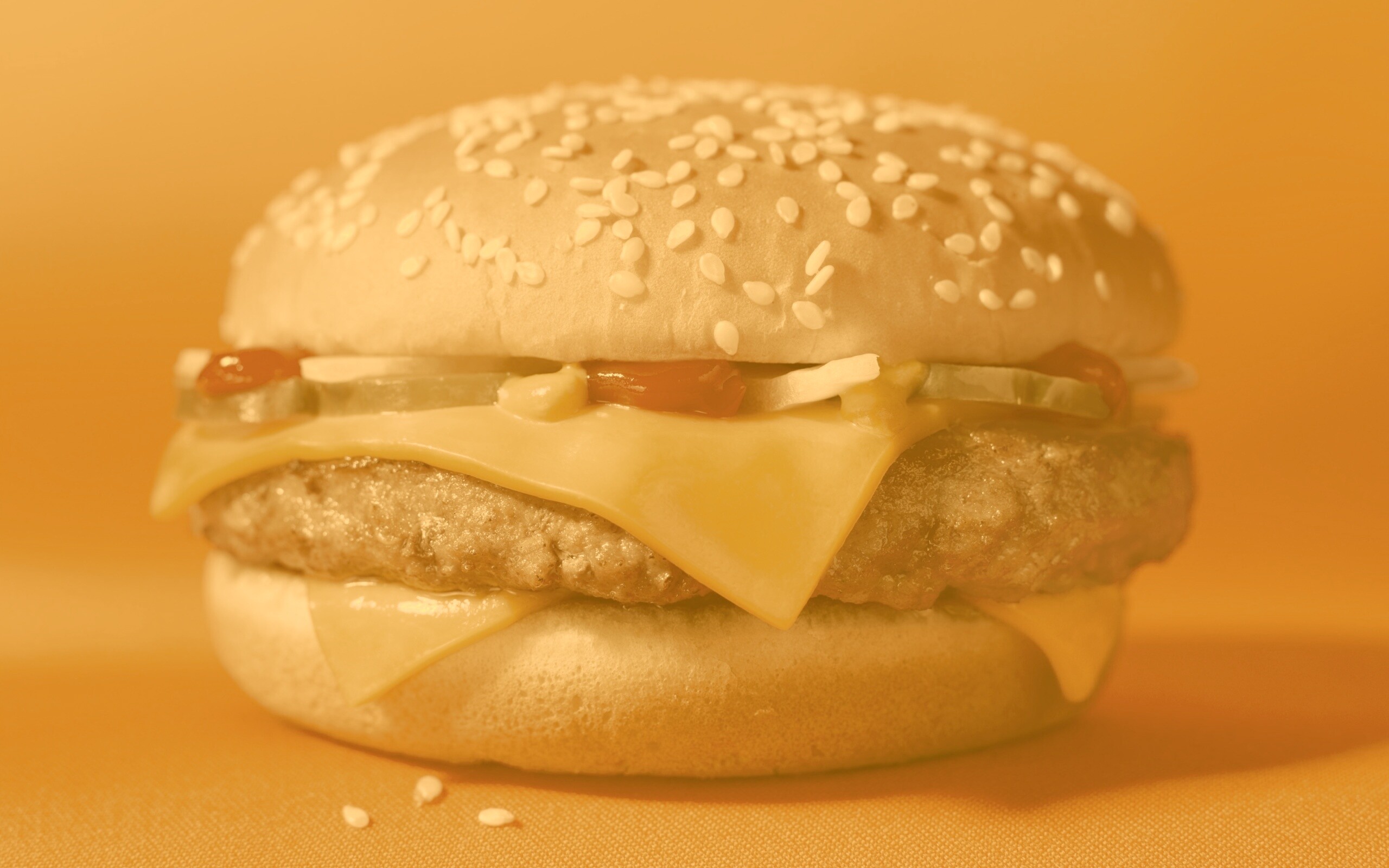 Сочный чизбургер обои