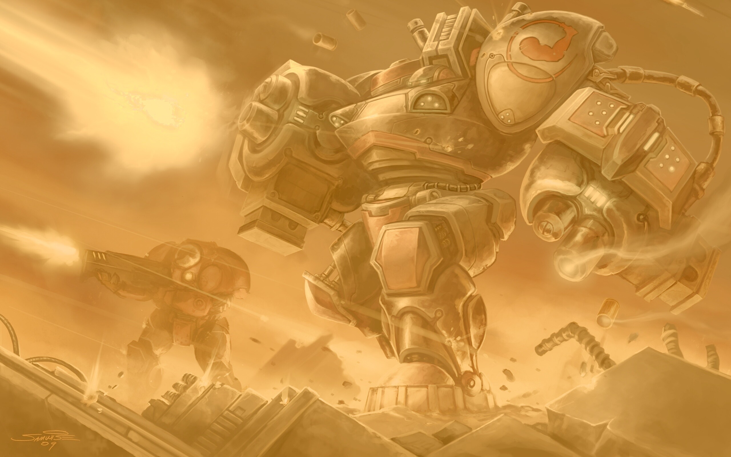 Терраны из StarCraft обои