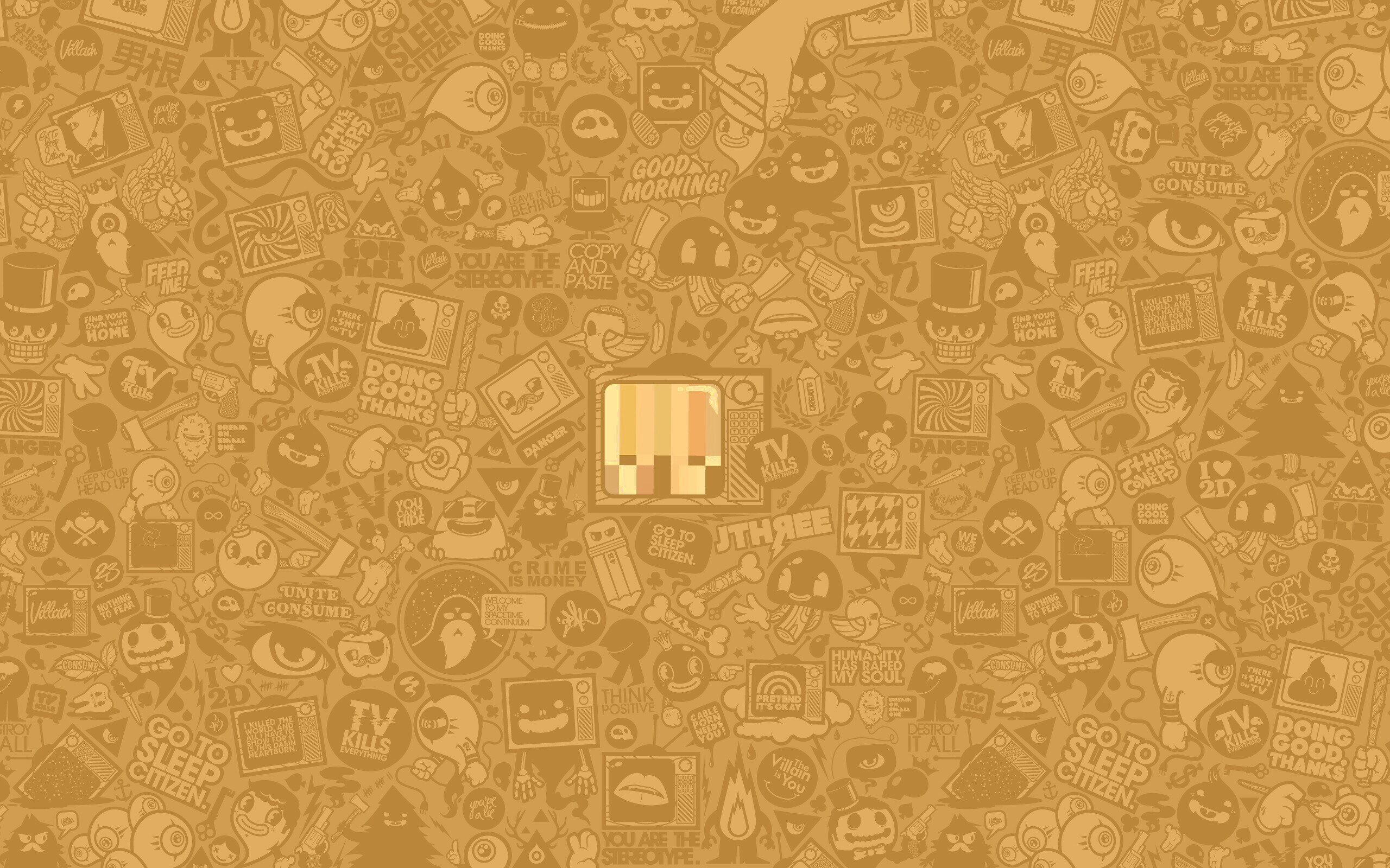 Телевидение убивает всё! обои