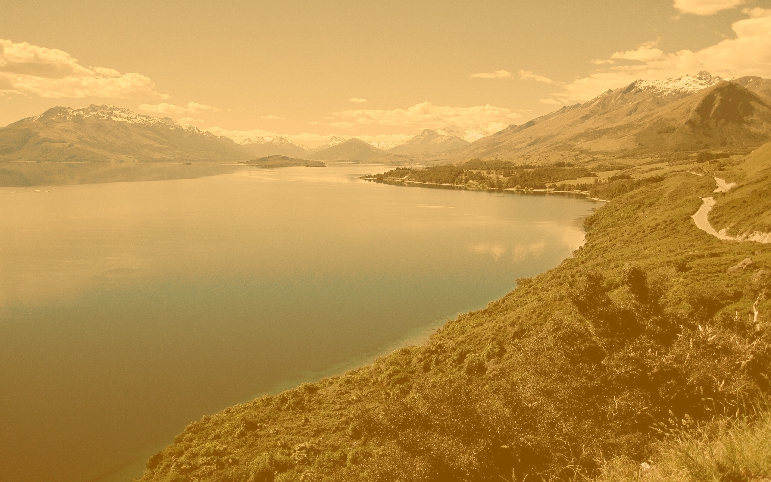 Горное озеро обои