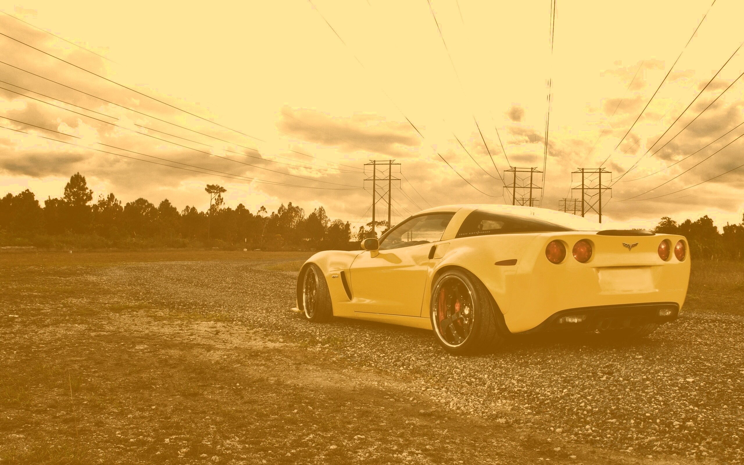 Chevrolet corvette обои