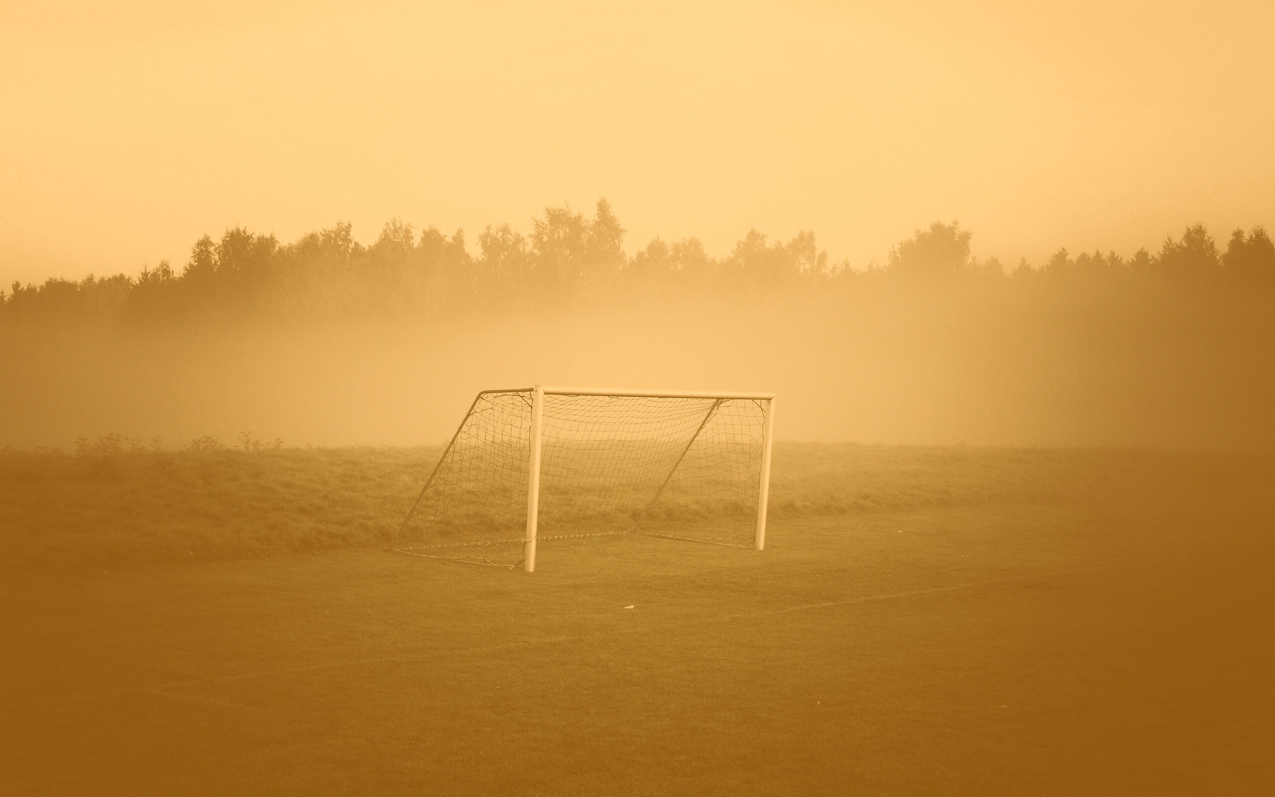 Футбольные ворота обои