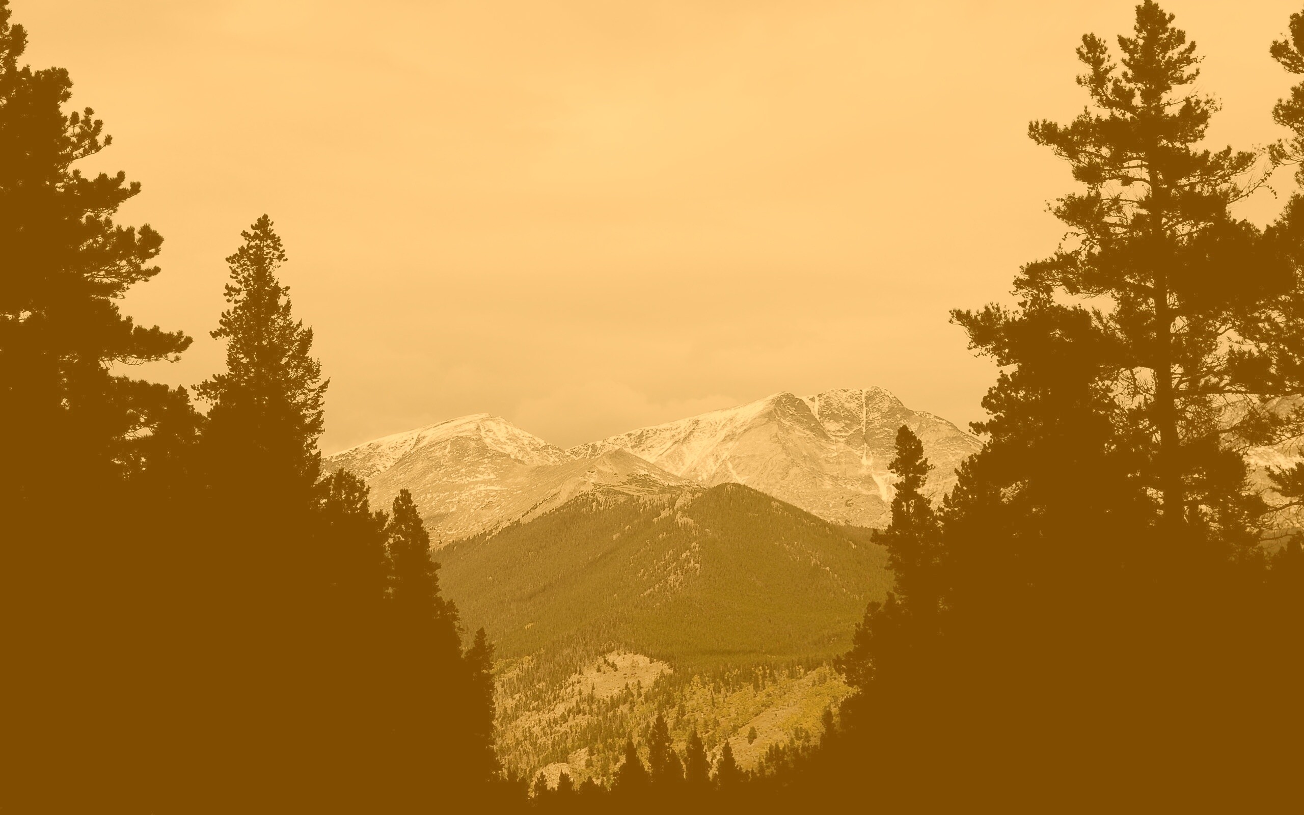 Вид на горы обои