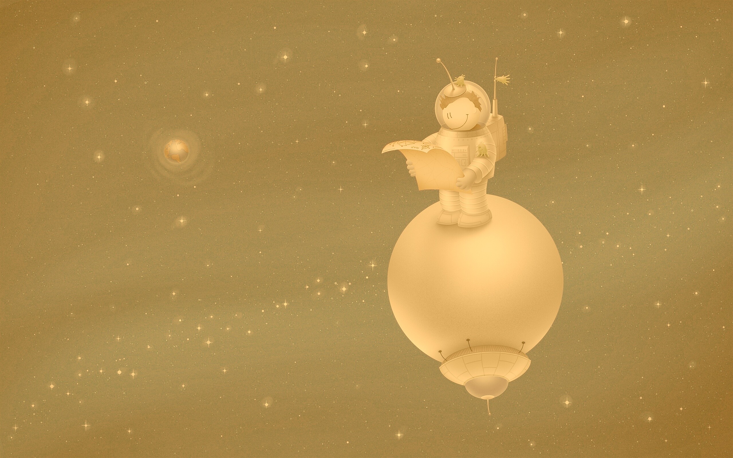 На маленькой планете обои