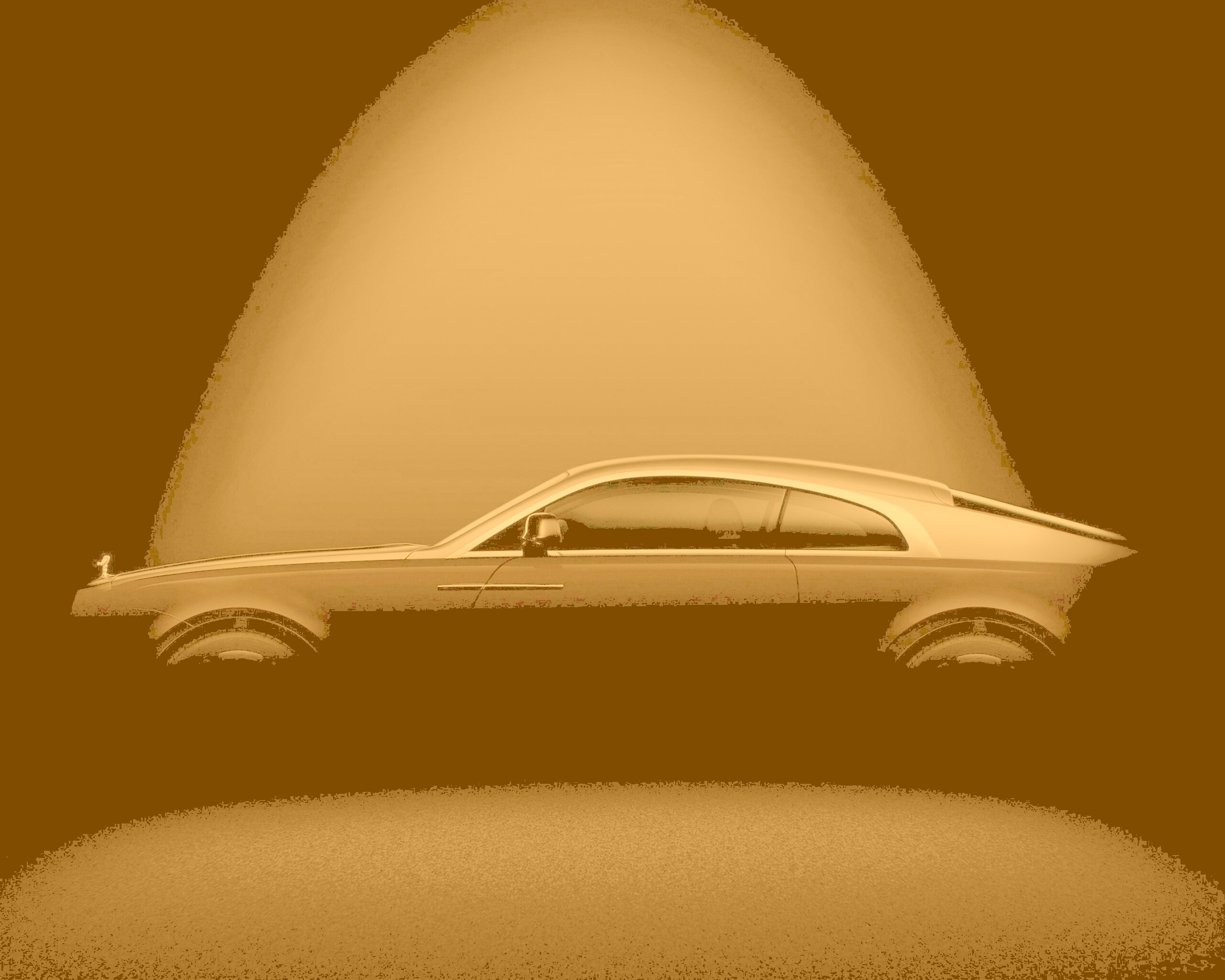 Силуэт Rolls Roys обои