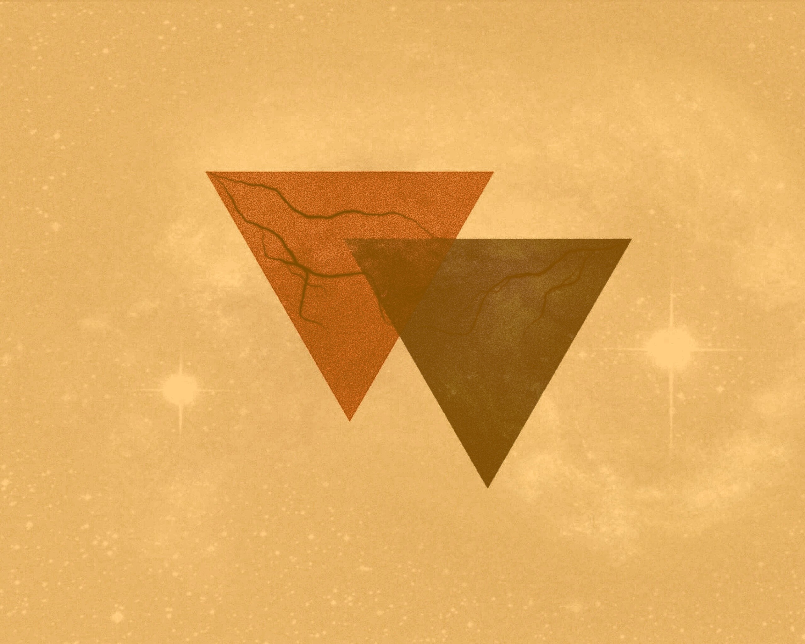 Минималистичные треугольники обои