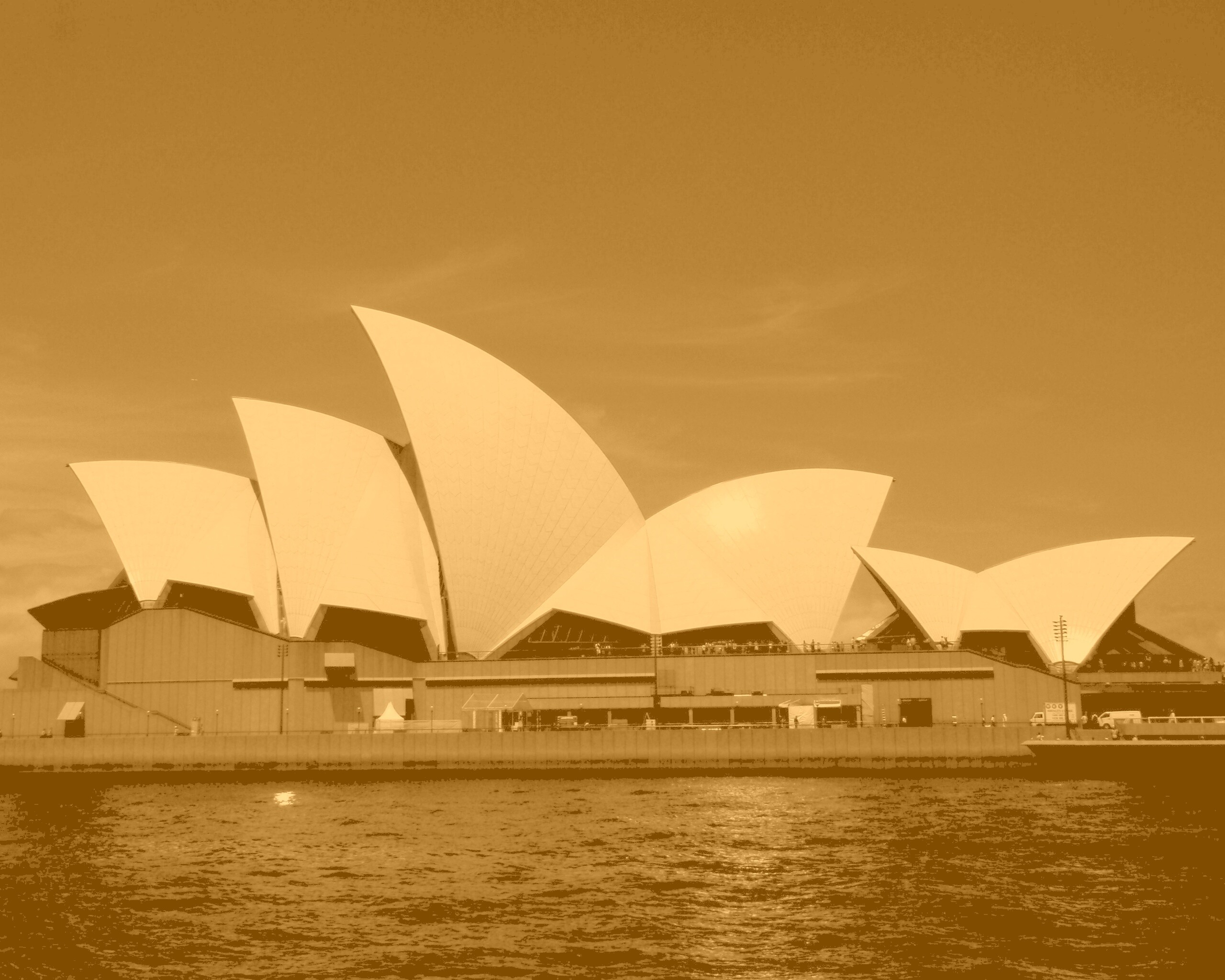 Здание оперного театра в Сиднее обои