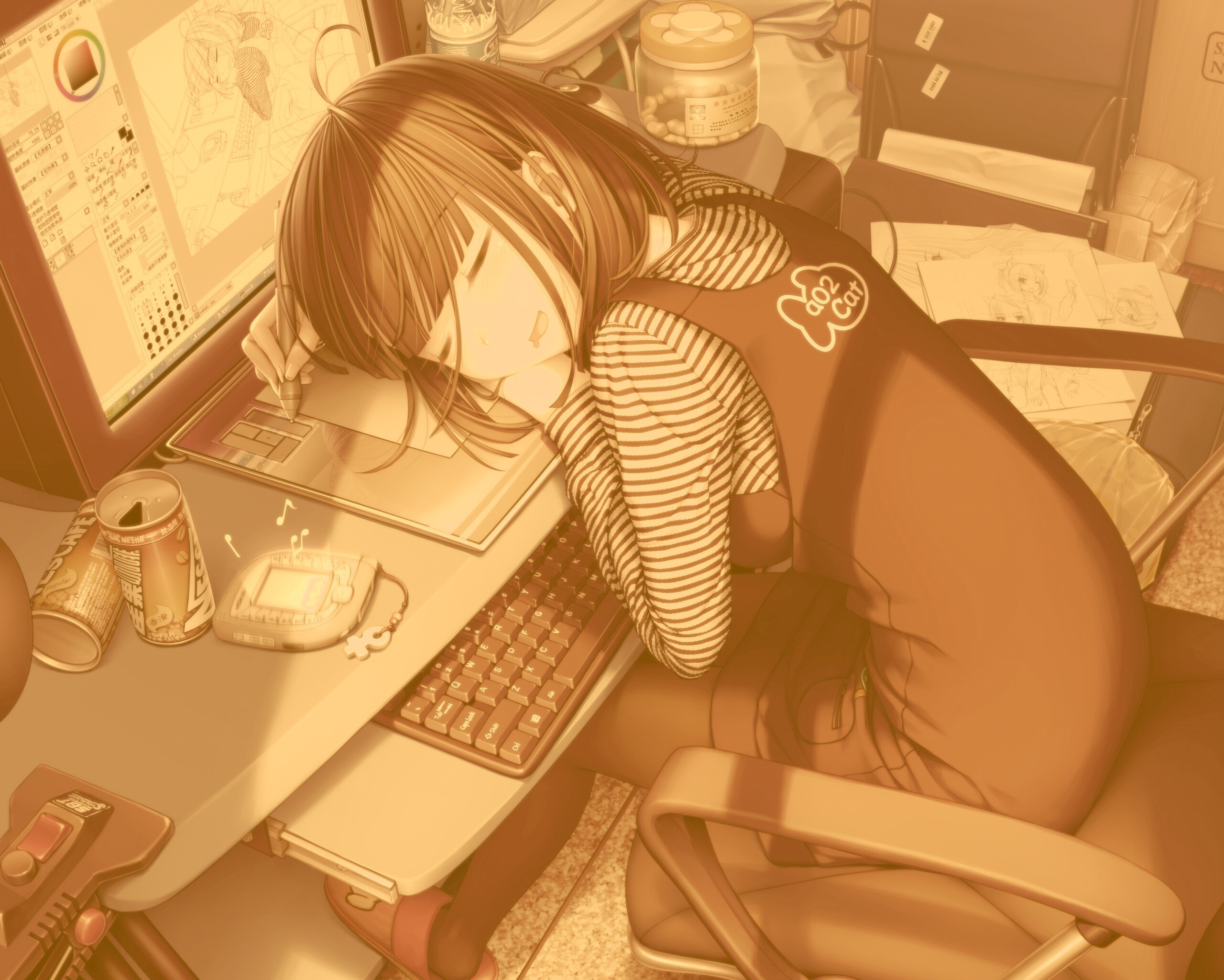 Нарисовать самого себя обои