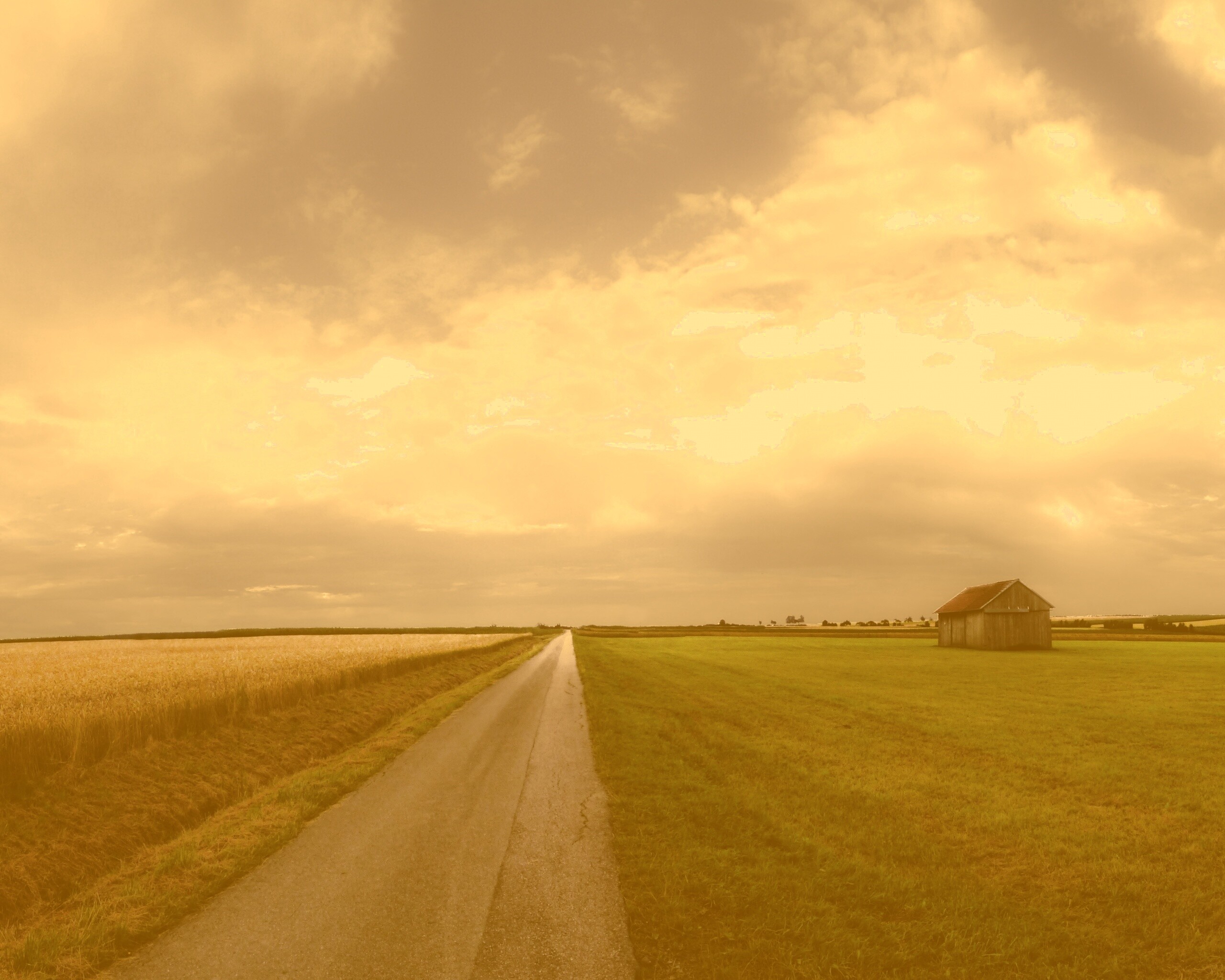 Сельский пейзаж обои