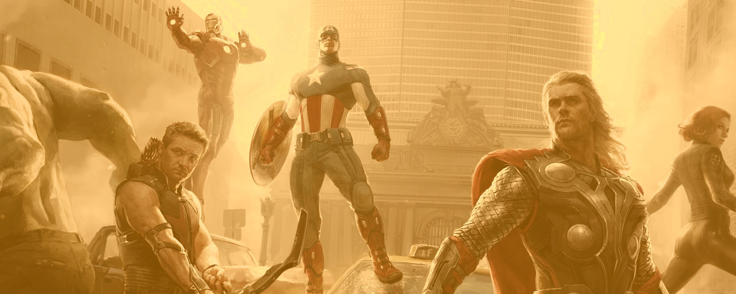 Арт к фильму Мстители обои