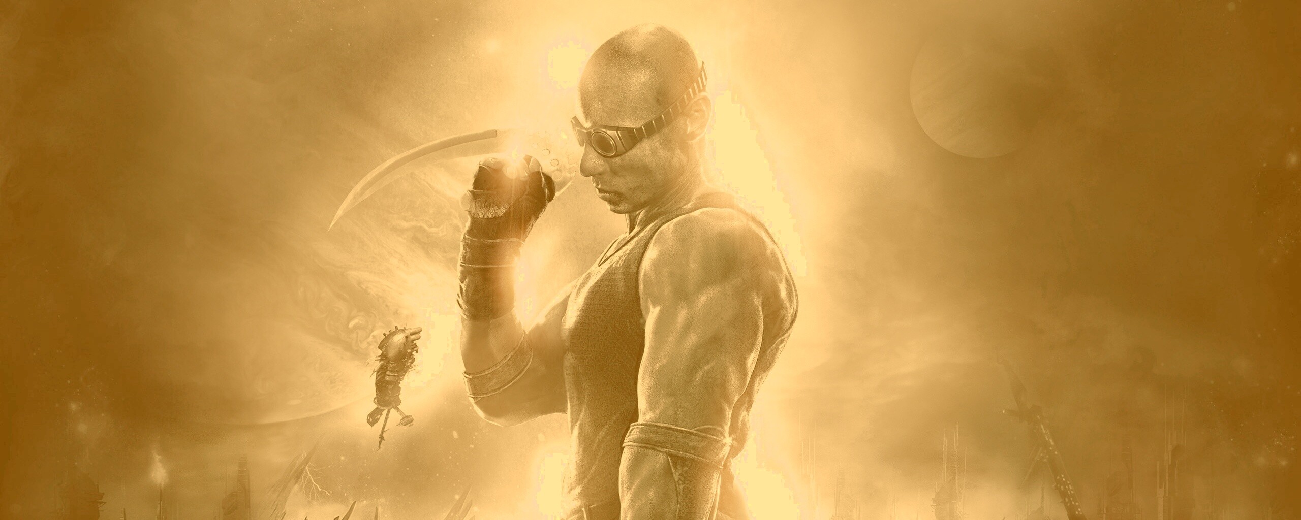 Риддик с клинками обои