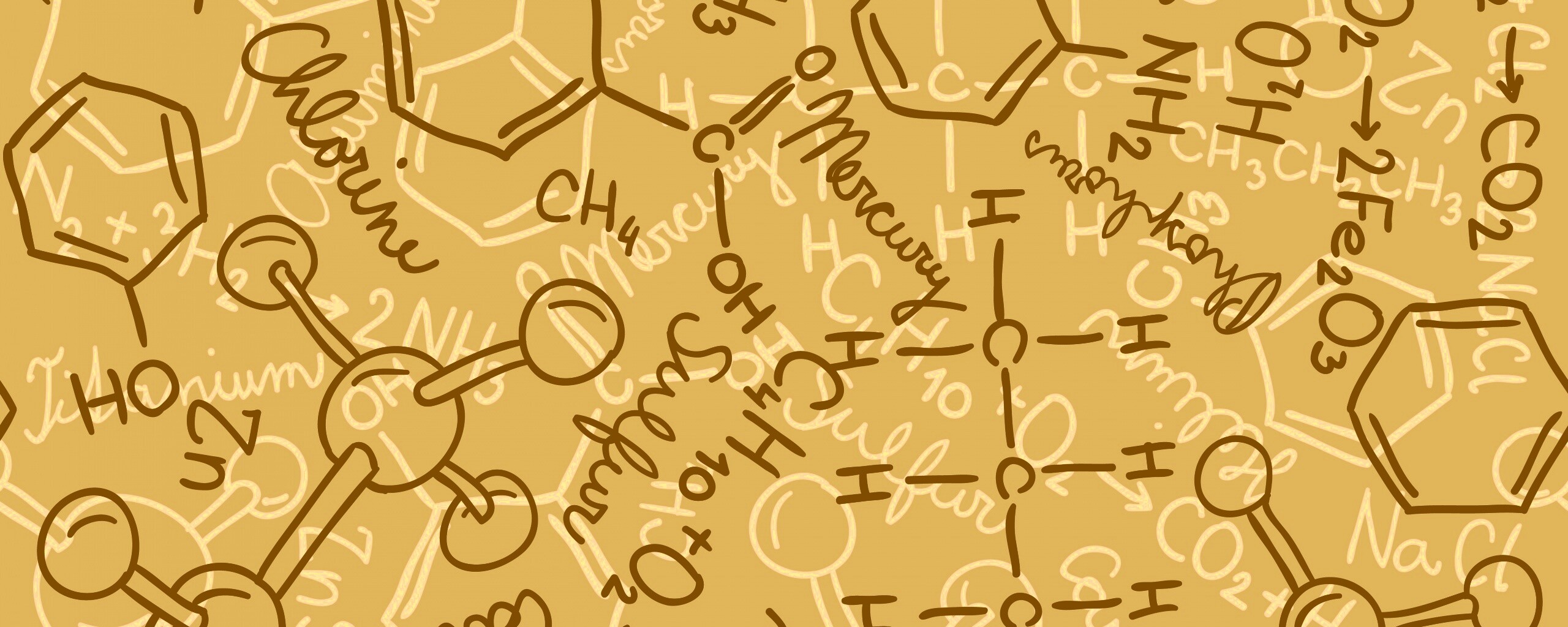 Химические формулы обои