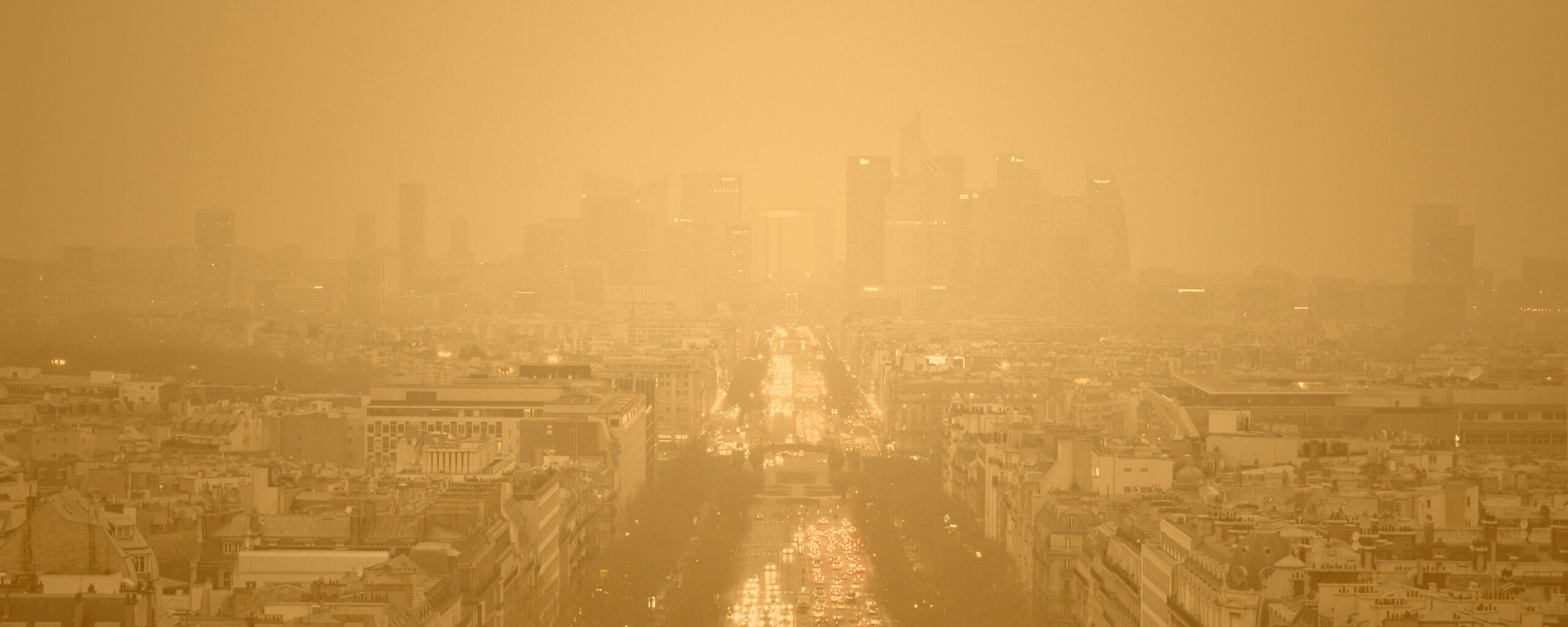 Ночной город в тумане обои