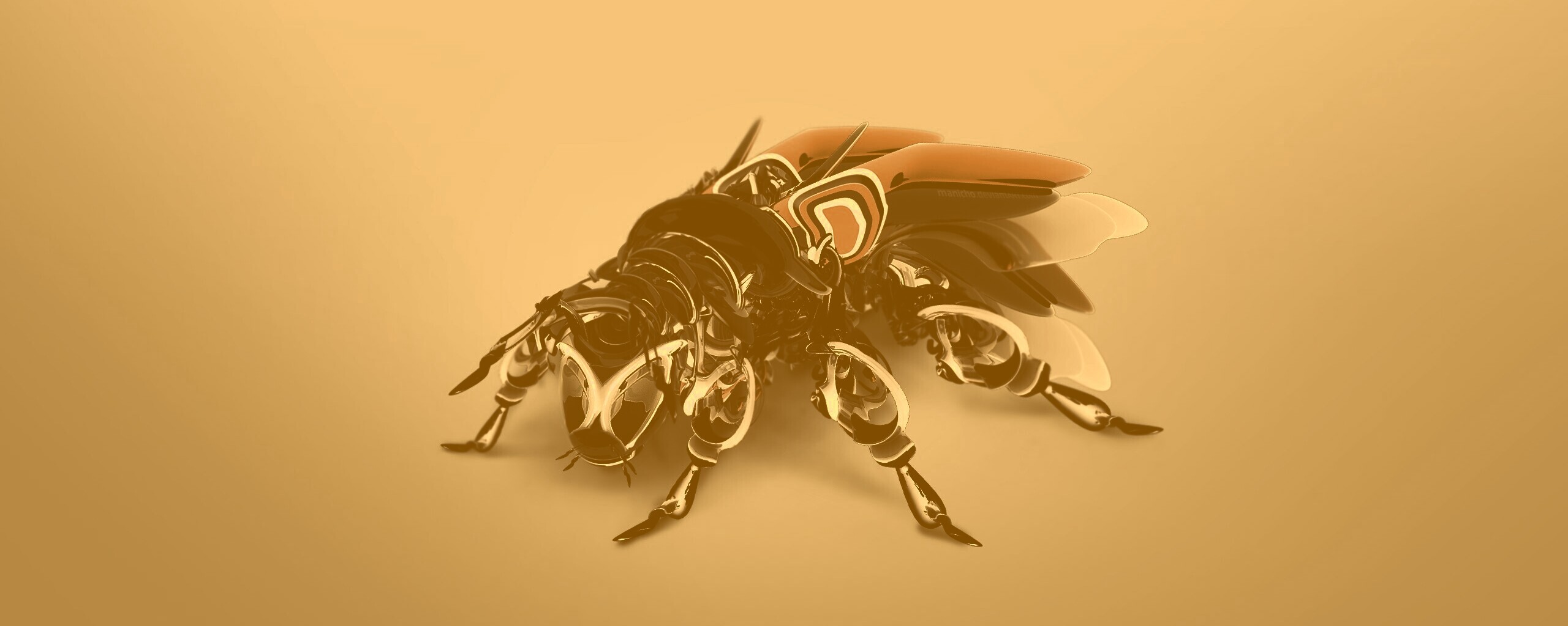 Кибер муха обои