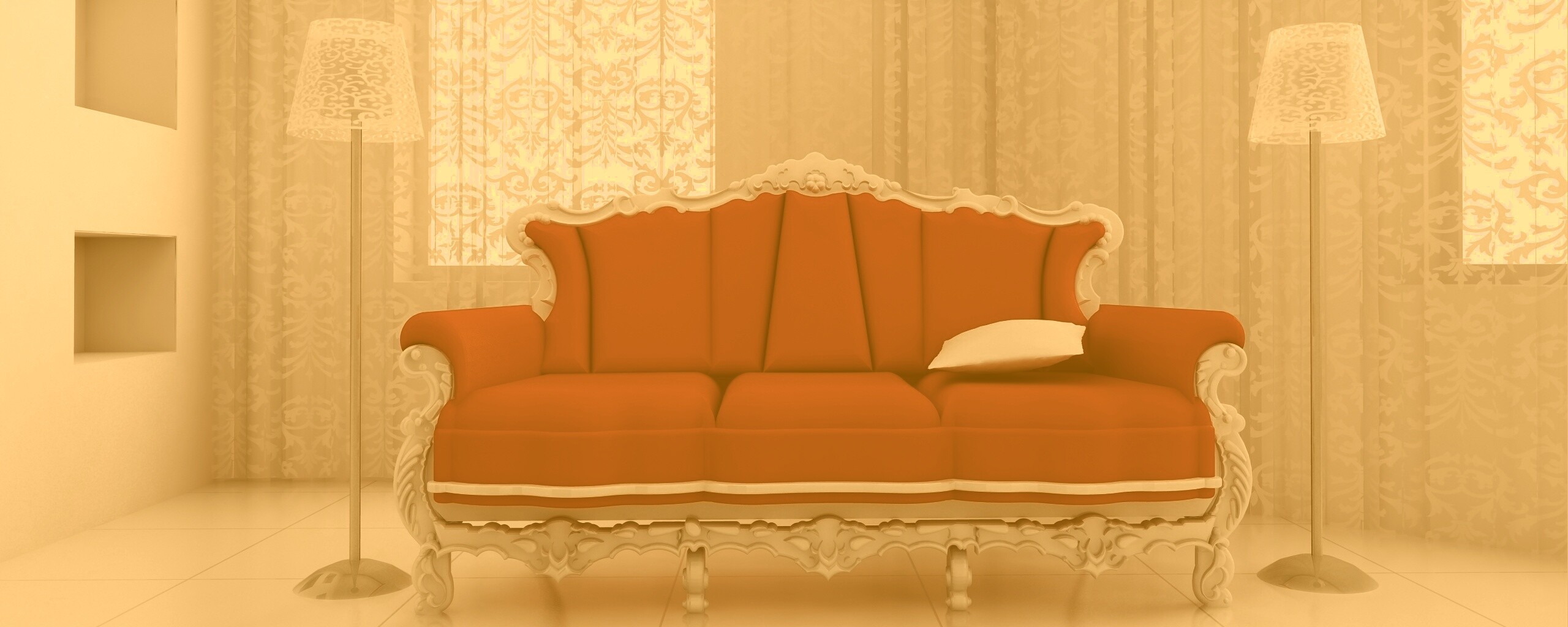 Диван в стиле ампир обои