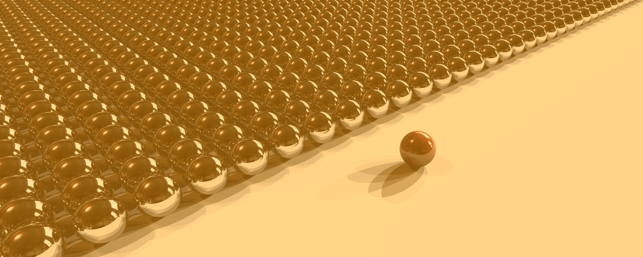 Металлические шарики обои