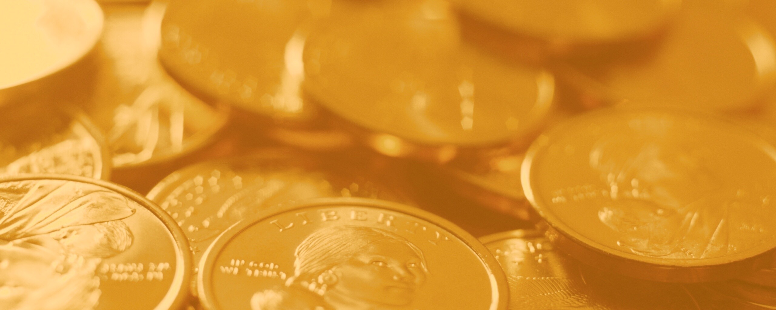Золотые монеты обои